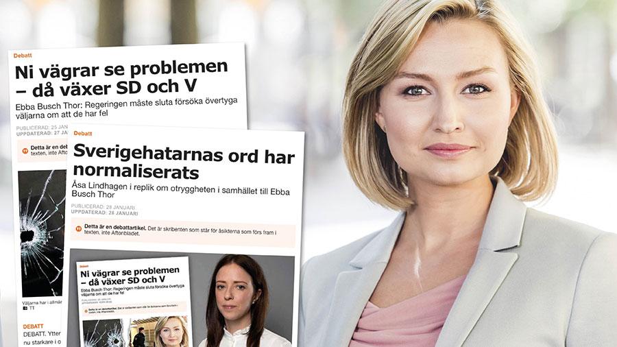 I stället för att bromsa otryggheten ägnar jämställdhetsministern tiden åt att lägga ut dimridåer och kalla sina kritiker för hatare. Det är skamligt, och ett svek mot Sveriges kvinnor, skriver Ebba Busch Thor.