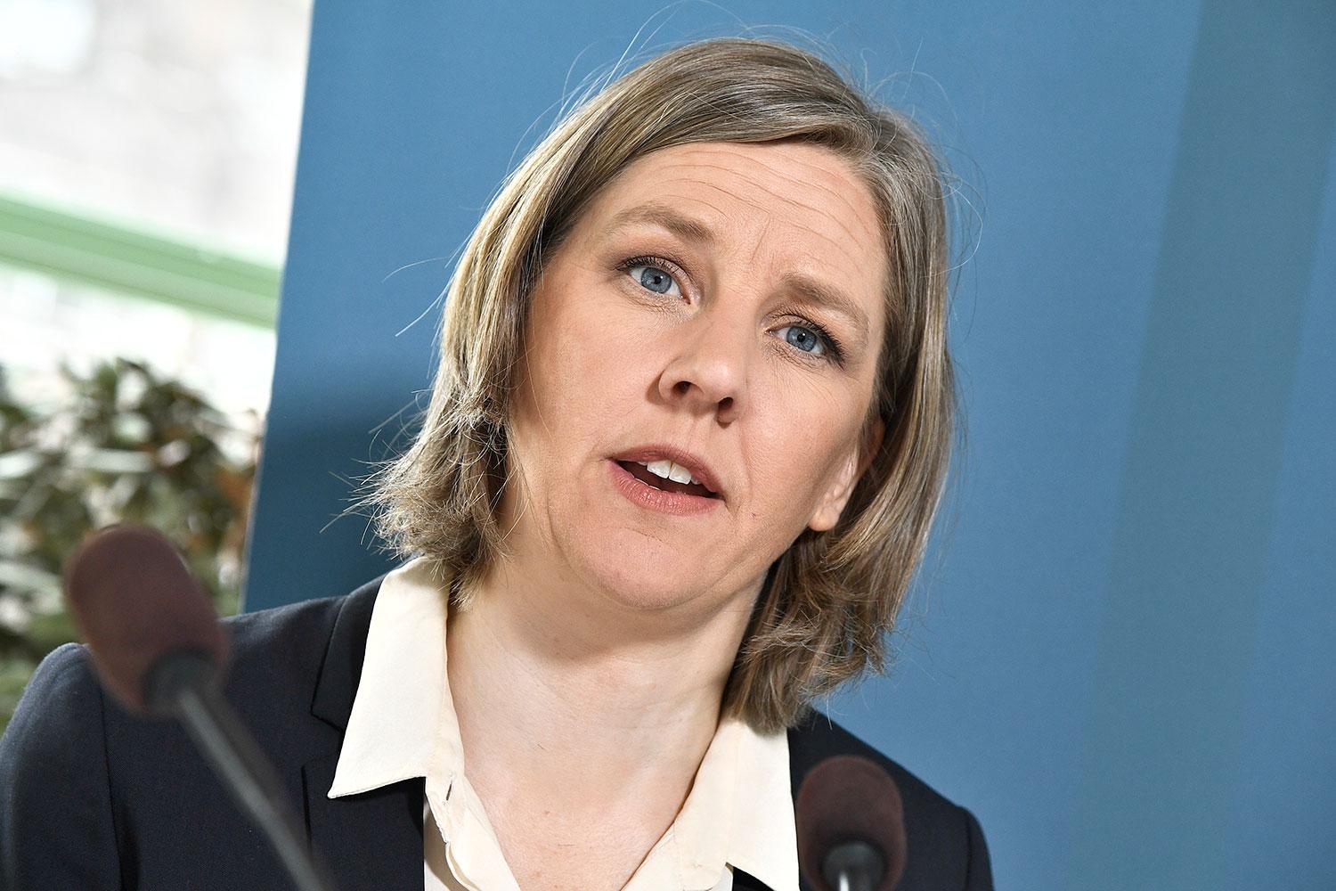 Karolina Skog (MP) slutar som miljöminister.