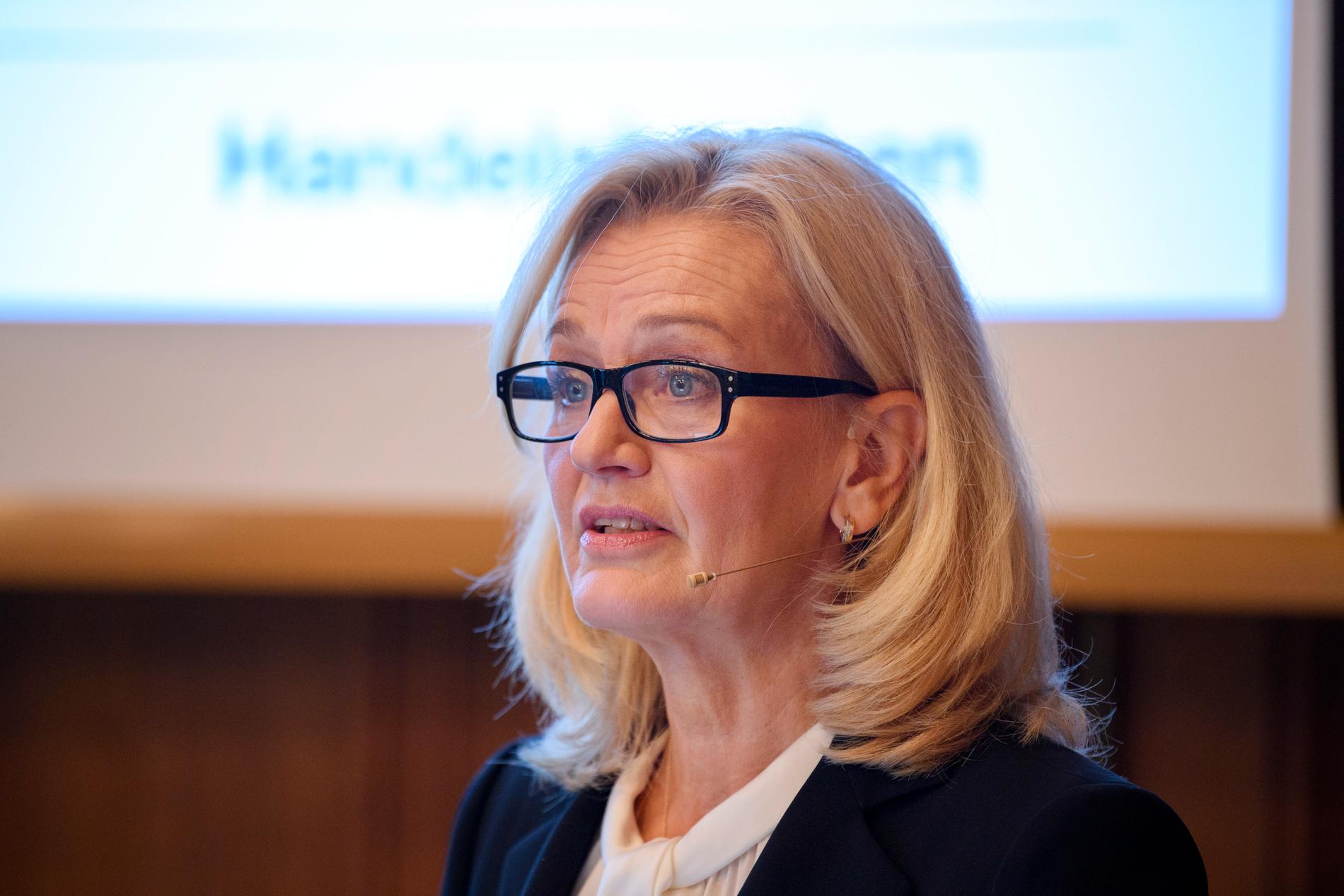 Handelsbankens vd Carina Åkerström går i förtida pension. Arkivbild.