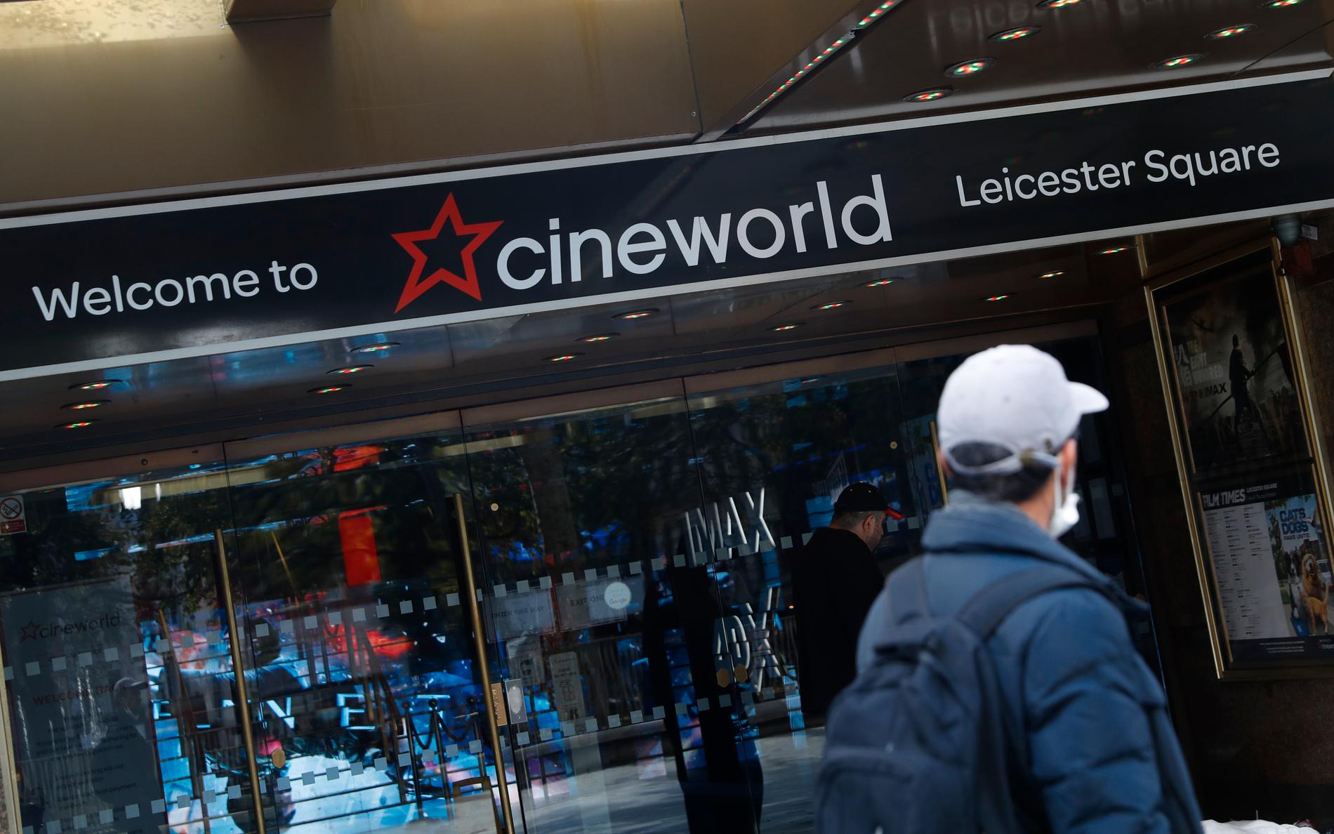 Biografkedjan Cineworld stänger tillfälligt sina biografer.