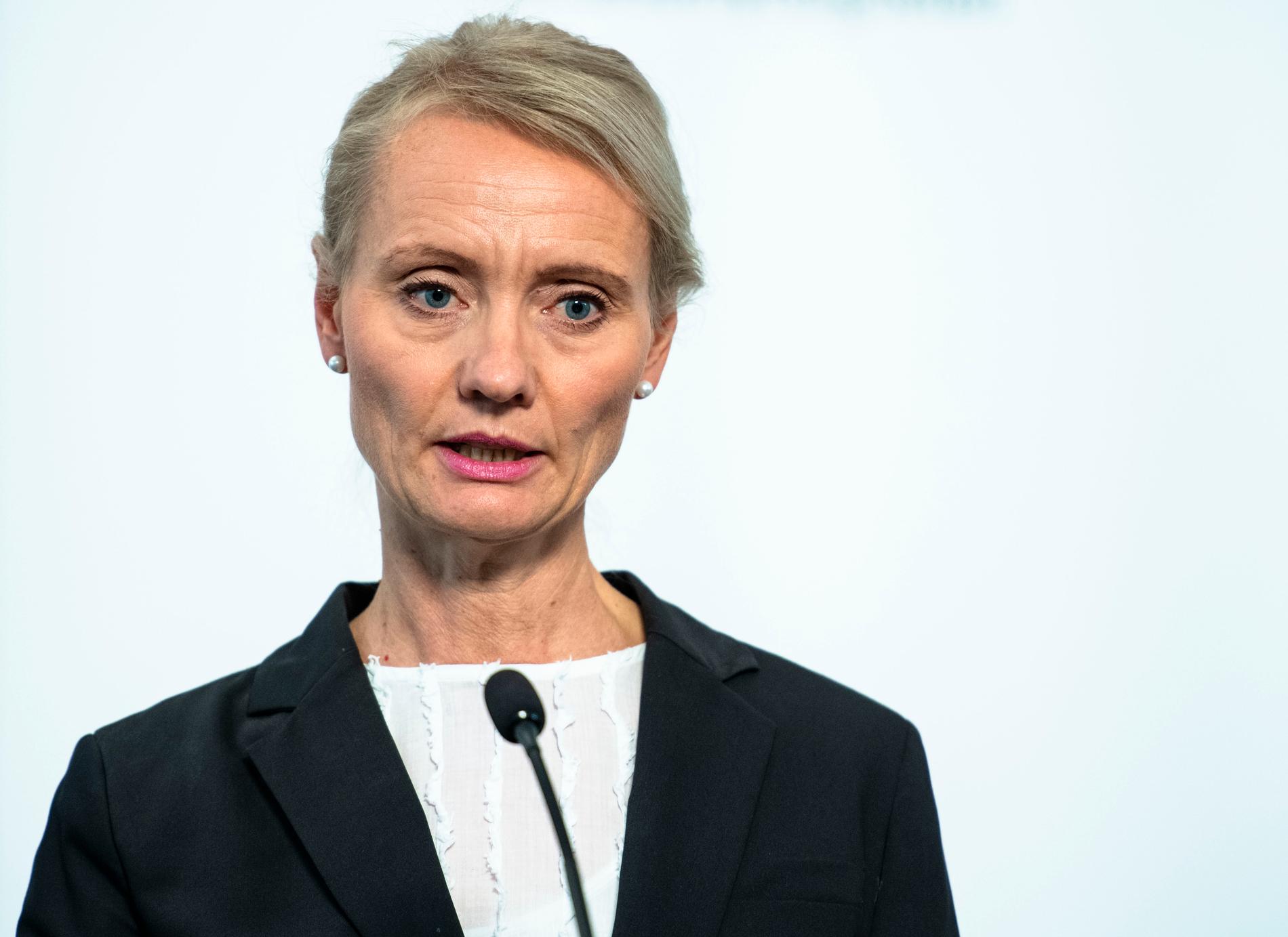 Karin Tegmark Wisell avdelningschef vid Folkhälsomyndigheten.