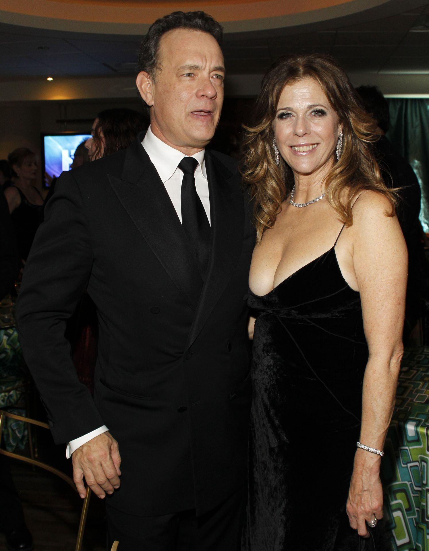 Tom Hanks med fru Rita Wilson