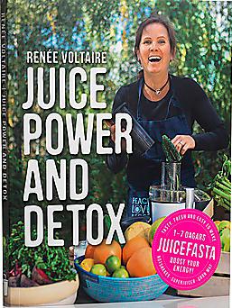 Recept och bilder ur boken ”Juice power and detox” av Renée Voltaire.