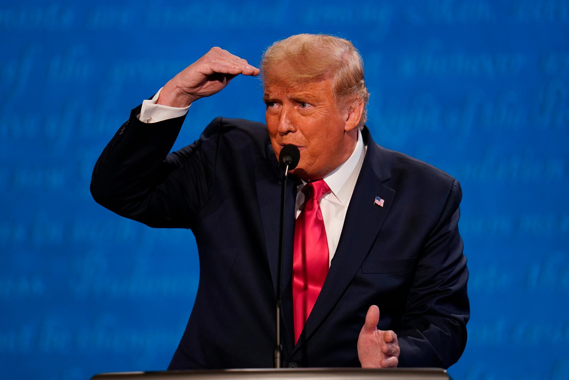 USA:s president Donald Trump under debatten.