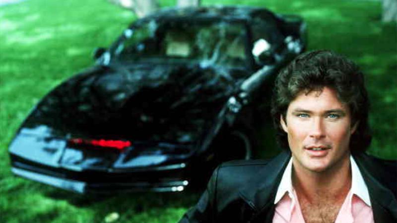 David Hasselhoff blev superstjärna när han körde Kitt, en ombyggd Pontiac Trans Am, i tv-serien Knight Rider.