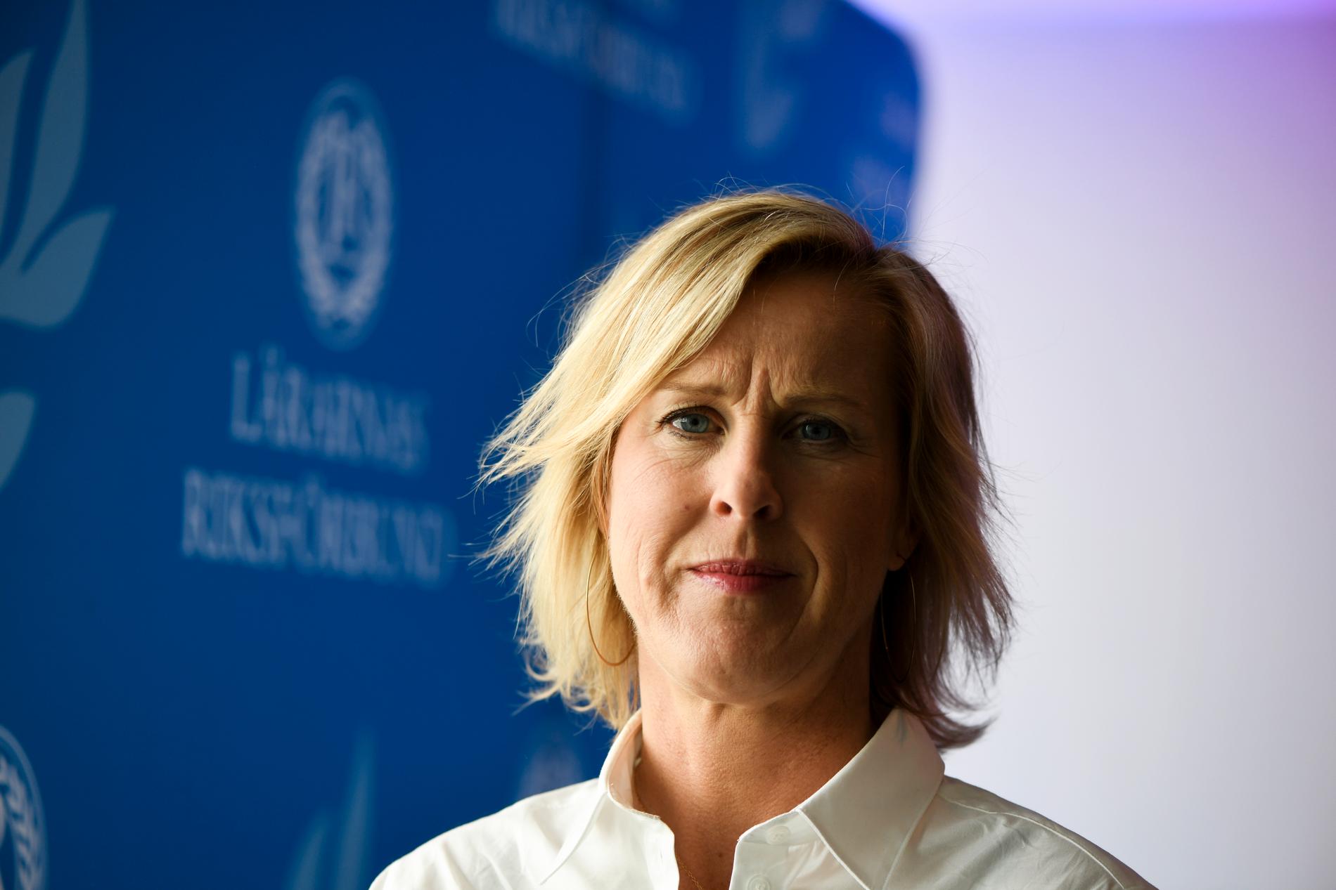 Åsa Fahlén, ordförande för Lärarnas riksförbund. Arkivbild.