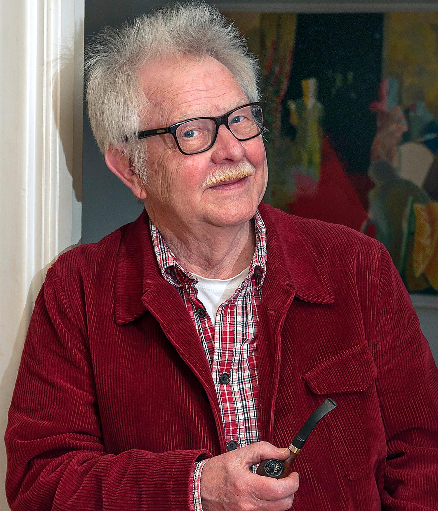 kul och kunnig  Poeten Gunnar Harding (född 1940) målar ett porträtt av en hel litterär epok – med hjälp av älskansvärda anekdoter. Foto: Paula Tranströmer