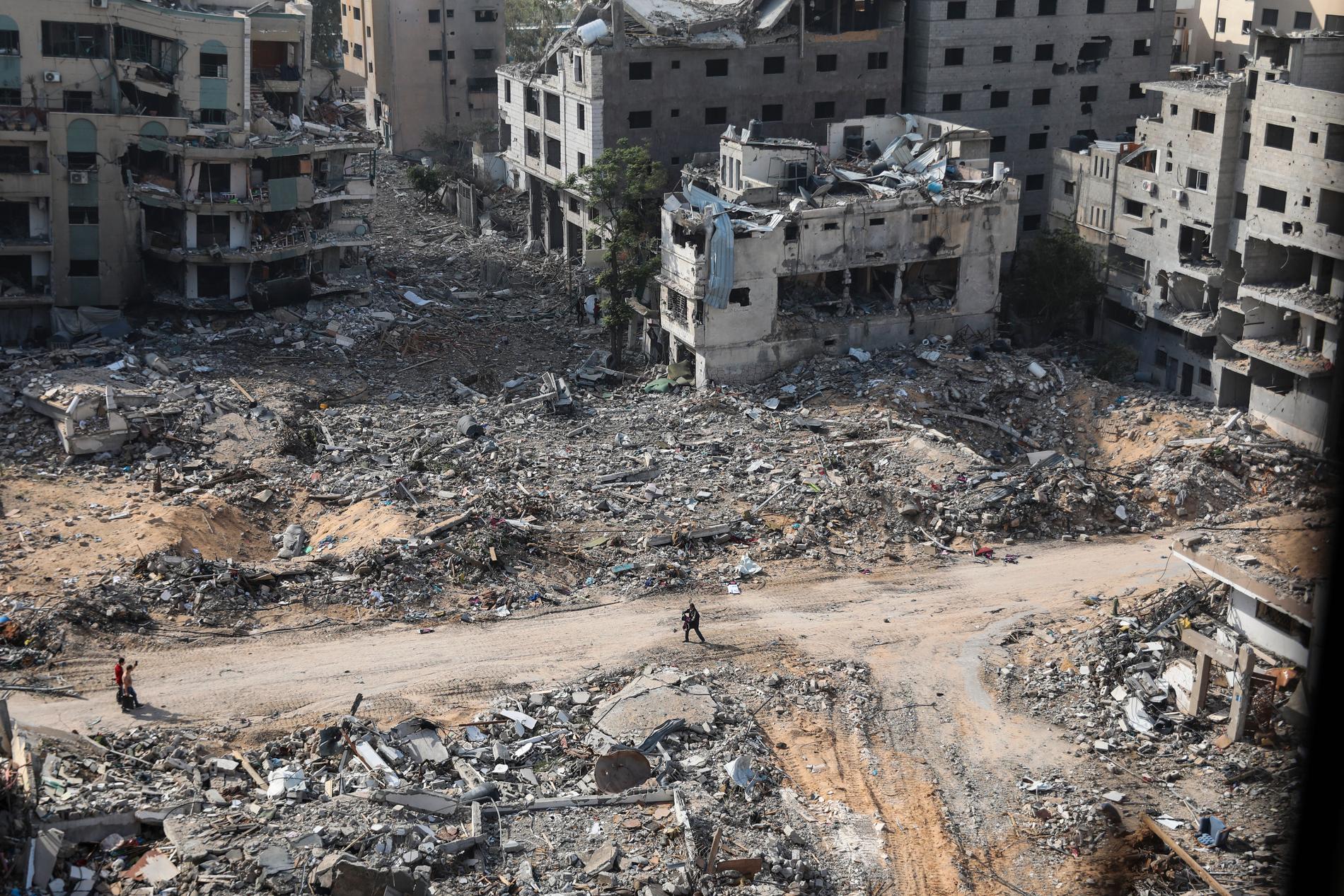 Över 60 000 byggnader har skadats eller totalförstörts i Gaza.