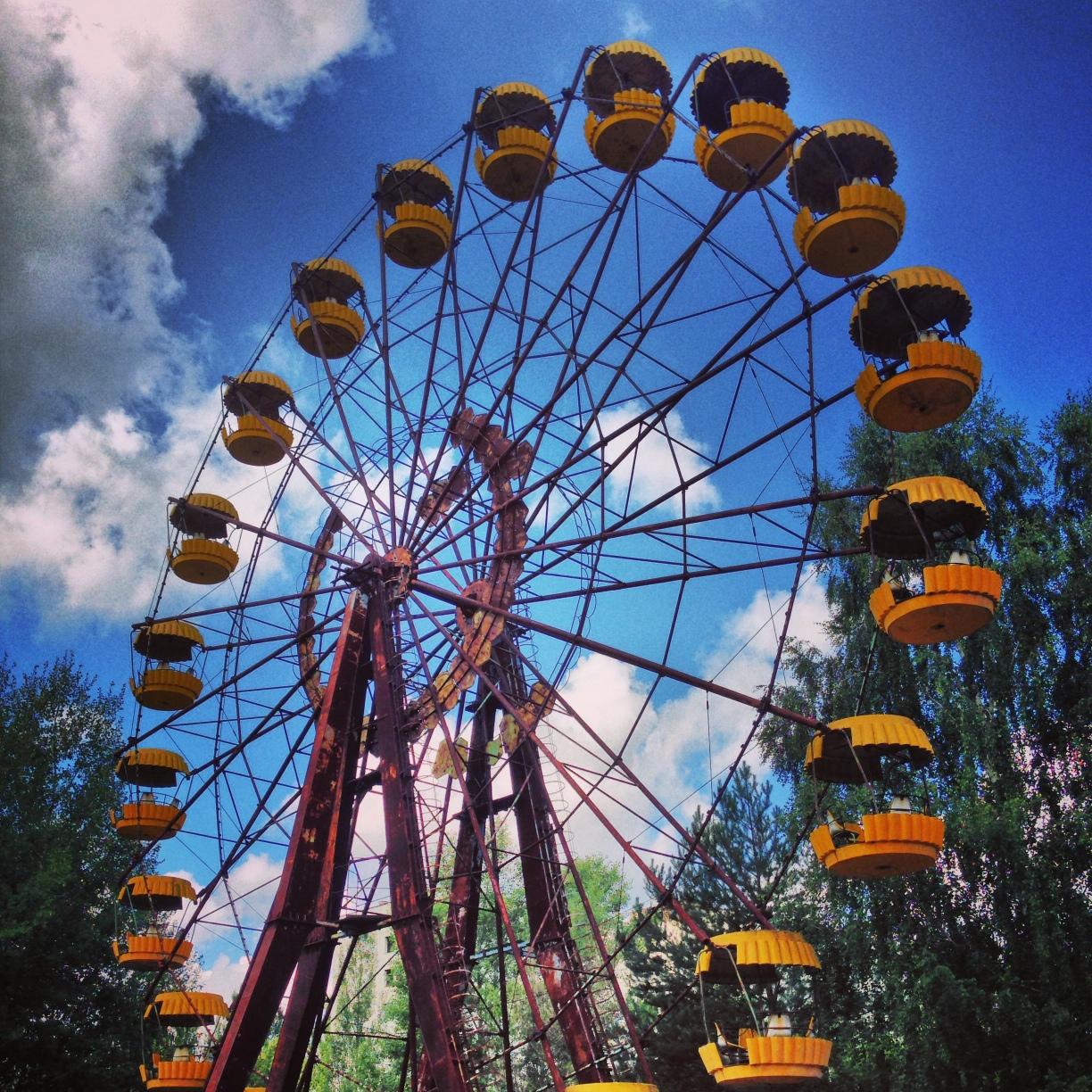 Vi åkte till Tjernobyl och Pripyat på vår semester. Fantastiskt spännande och intressant resa, skriver Anna.