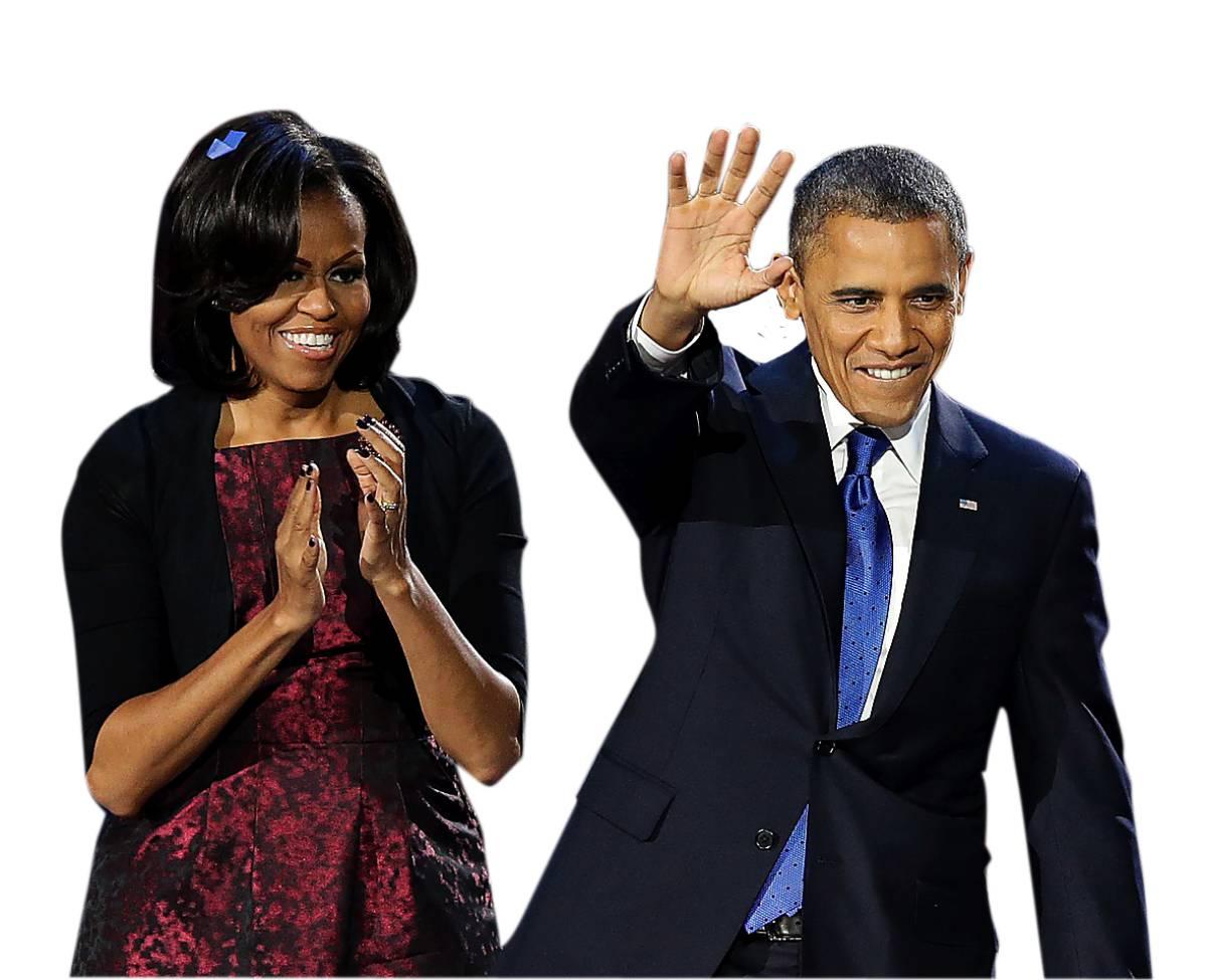 Michelle och Barack vid ett annat tillfälle.