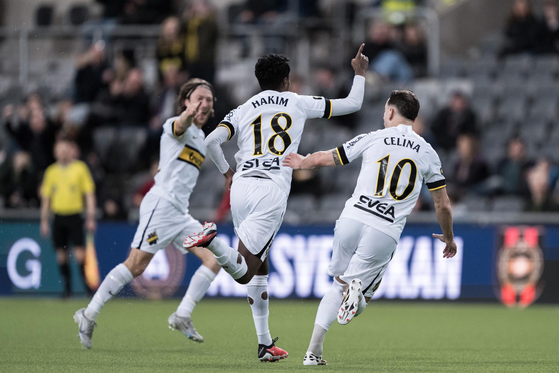Abdihakin Ali byttes in och fullbordade AIK:s vändning till 2–1. 