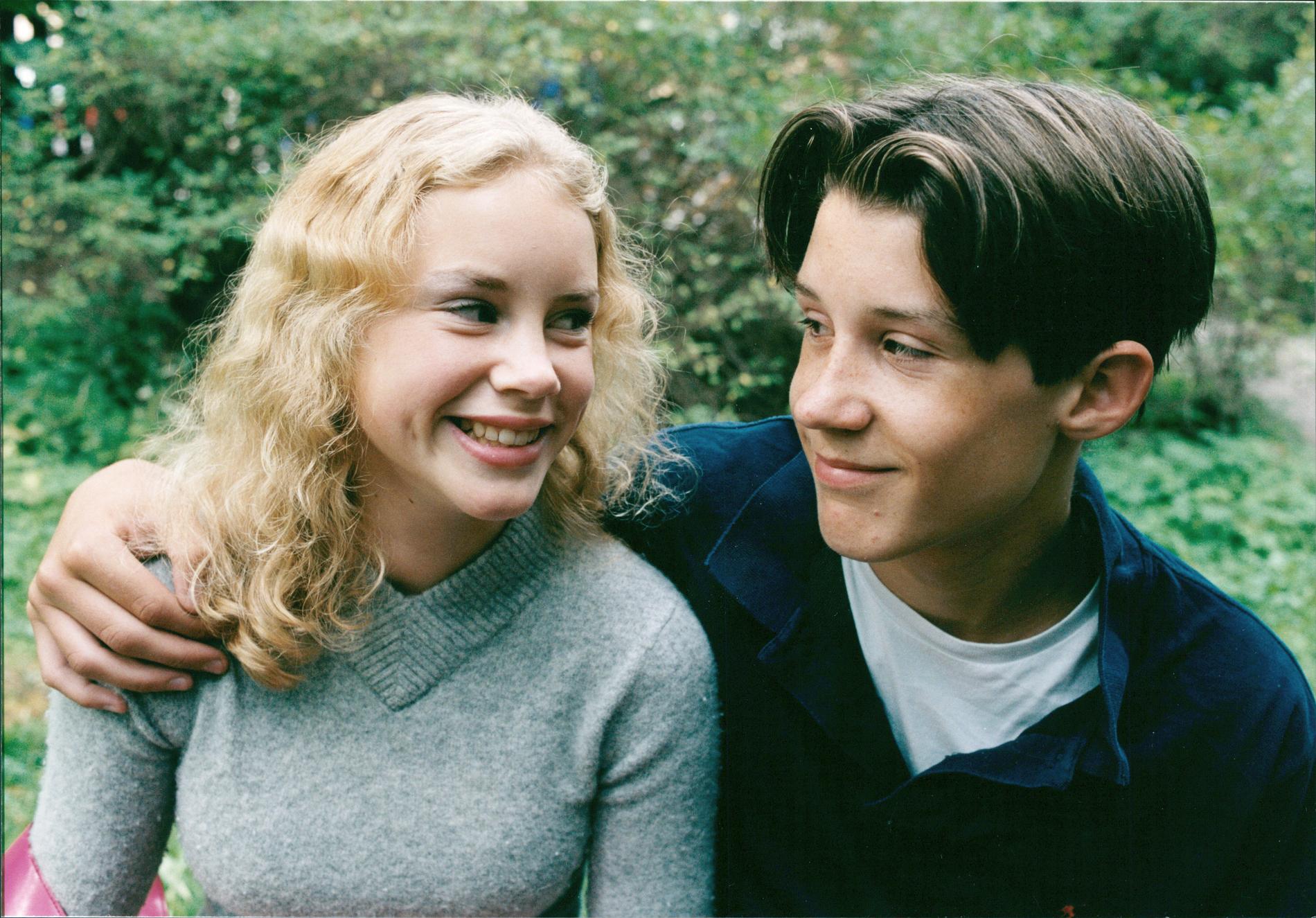 Ellen Fjaestad och Robert Holmér-Kårell i ”Eva & Adam” 1999.