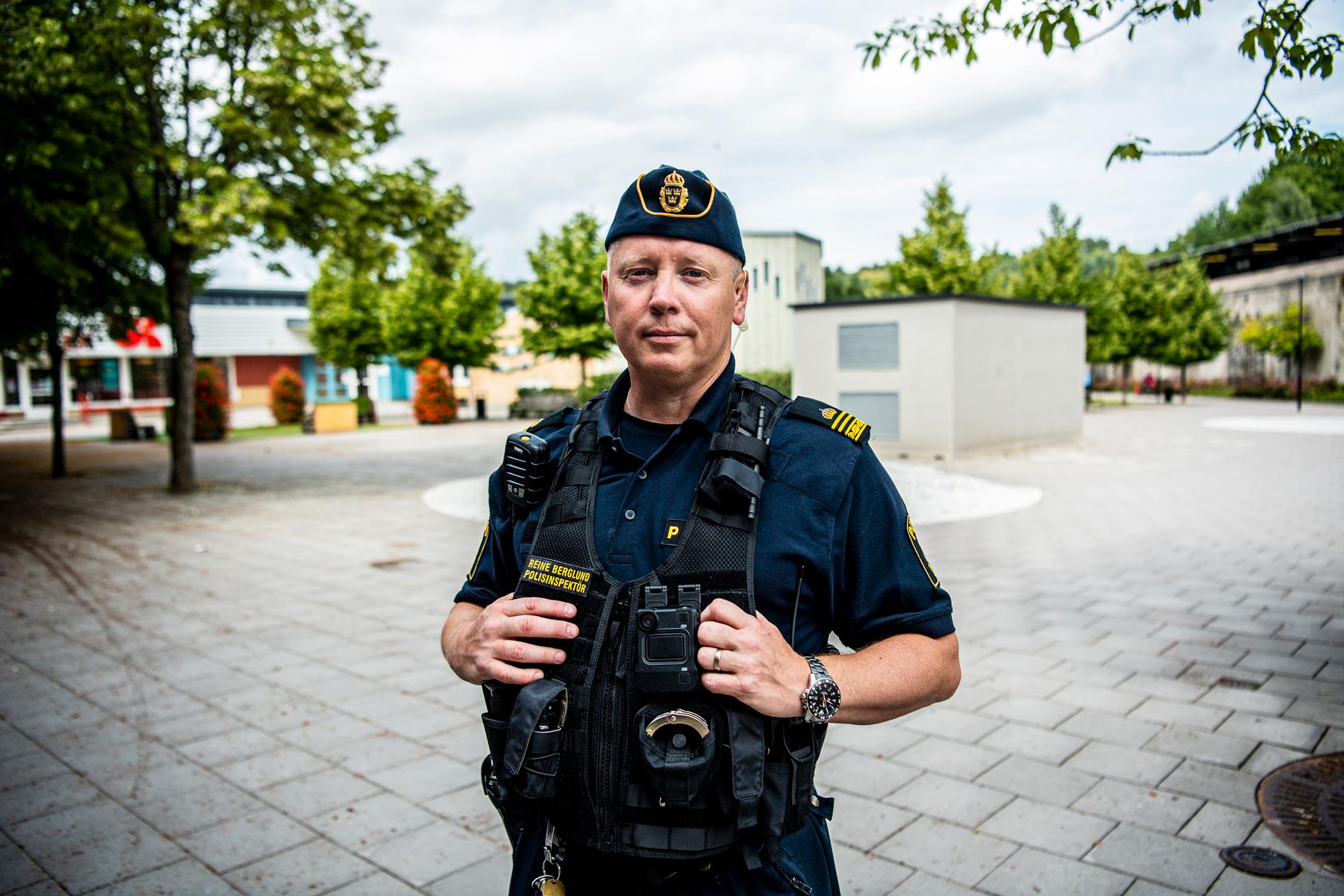Huddingepolisen Reine Berglund var en av de första poliserna på plats efter mordet på Nils Einár Grönberg.