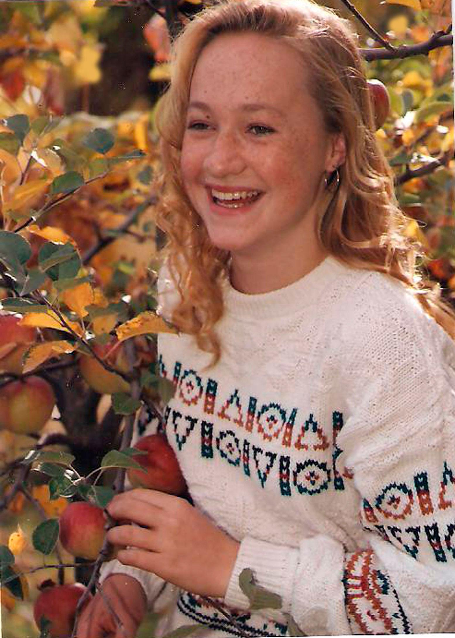 Rachel Dolezal när hon var yngre – och vit