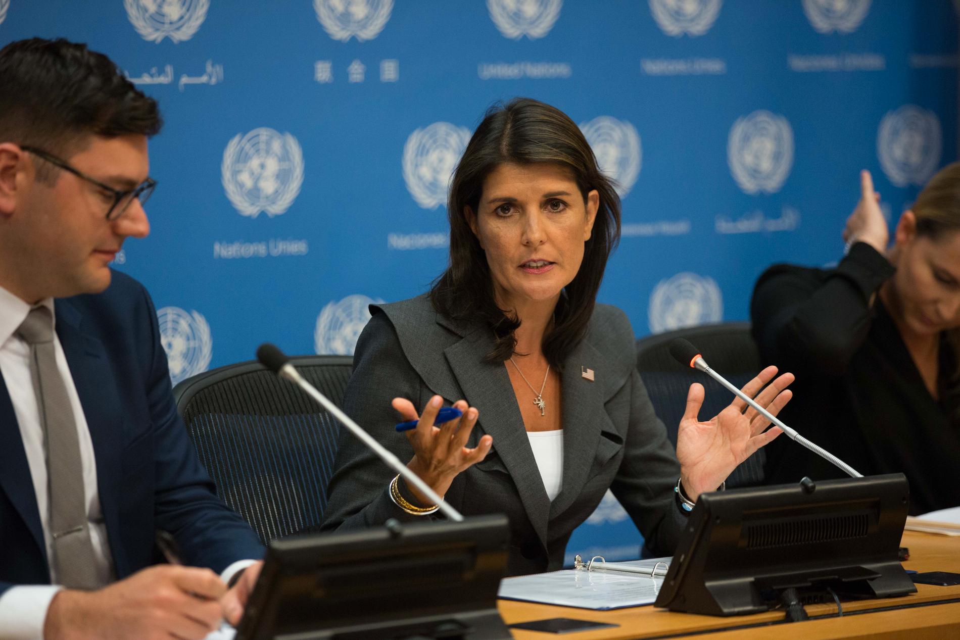 Nikki Haley avgår som USA:s FN-ambassadör.