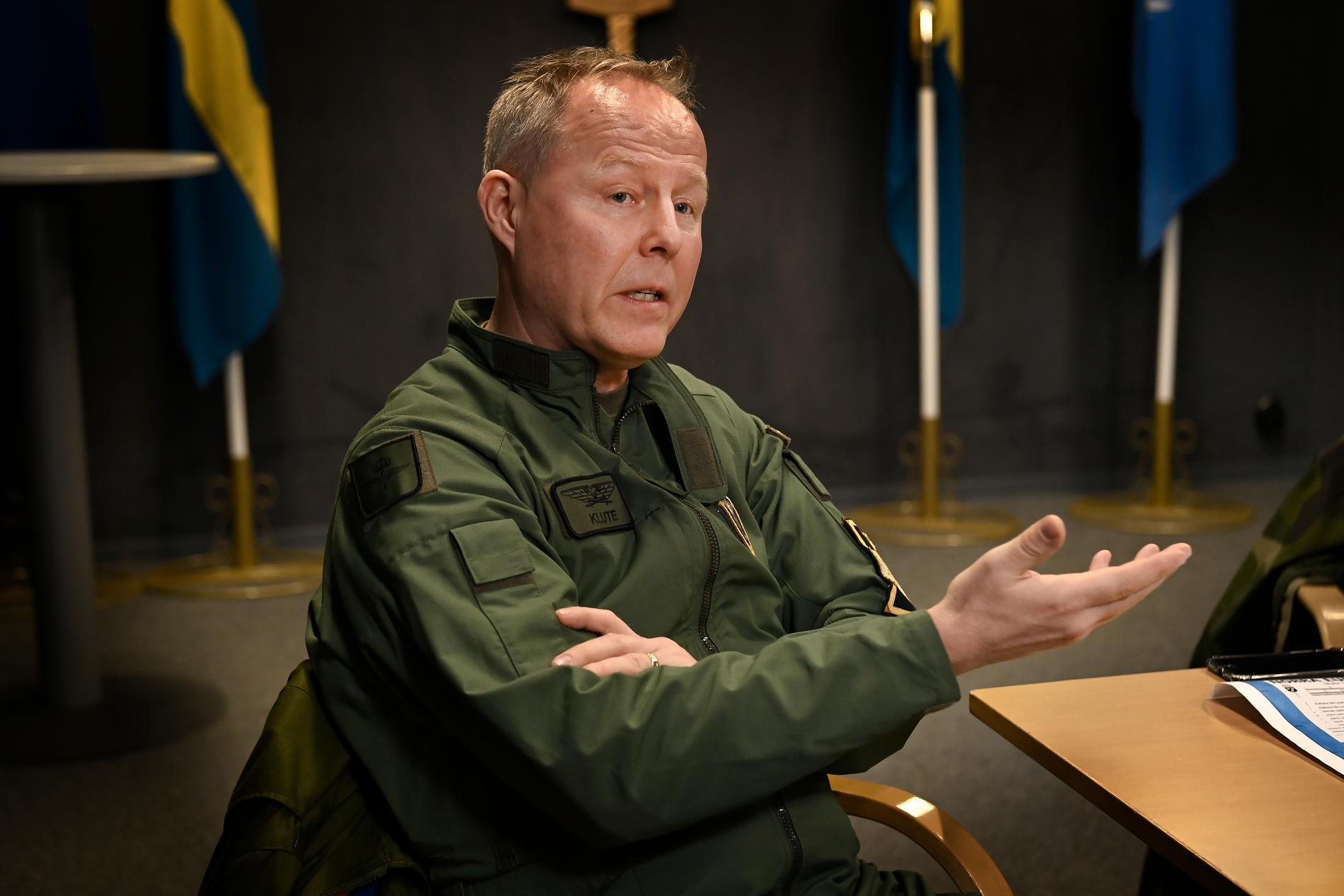 Flygvapenchefen Carl-Johan Edström.