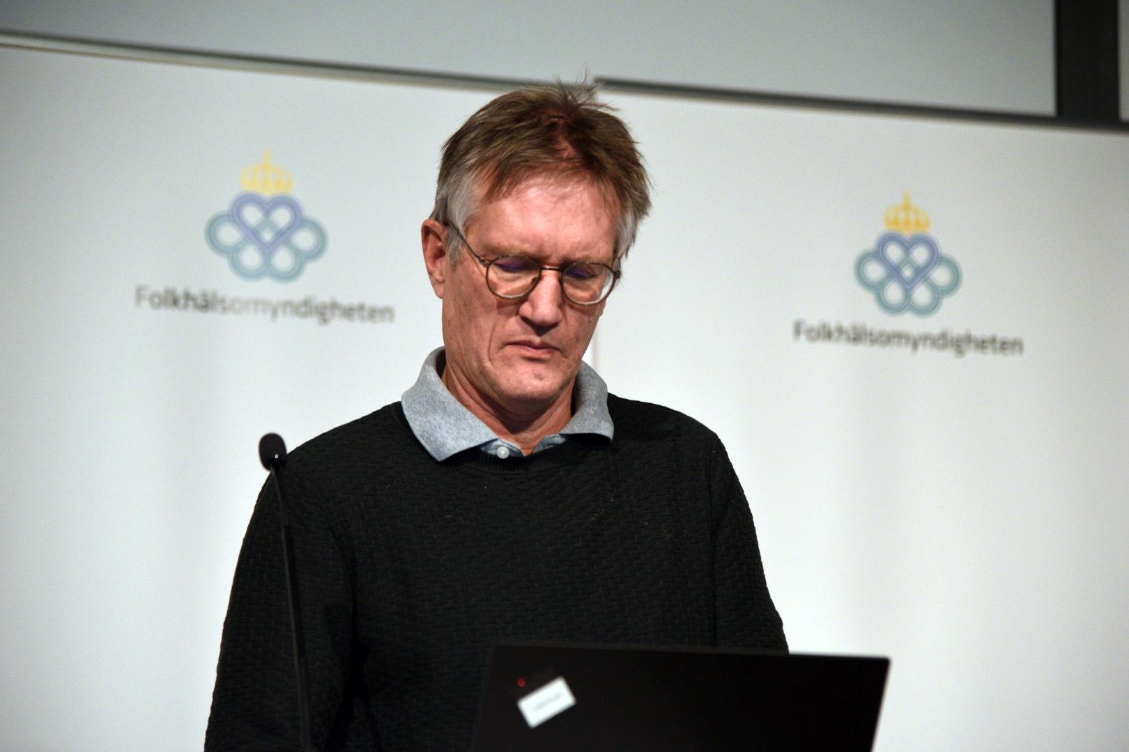 Anders Tegnell, statsepidemiolog, Folkhälsomyndigheten.
