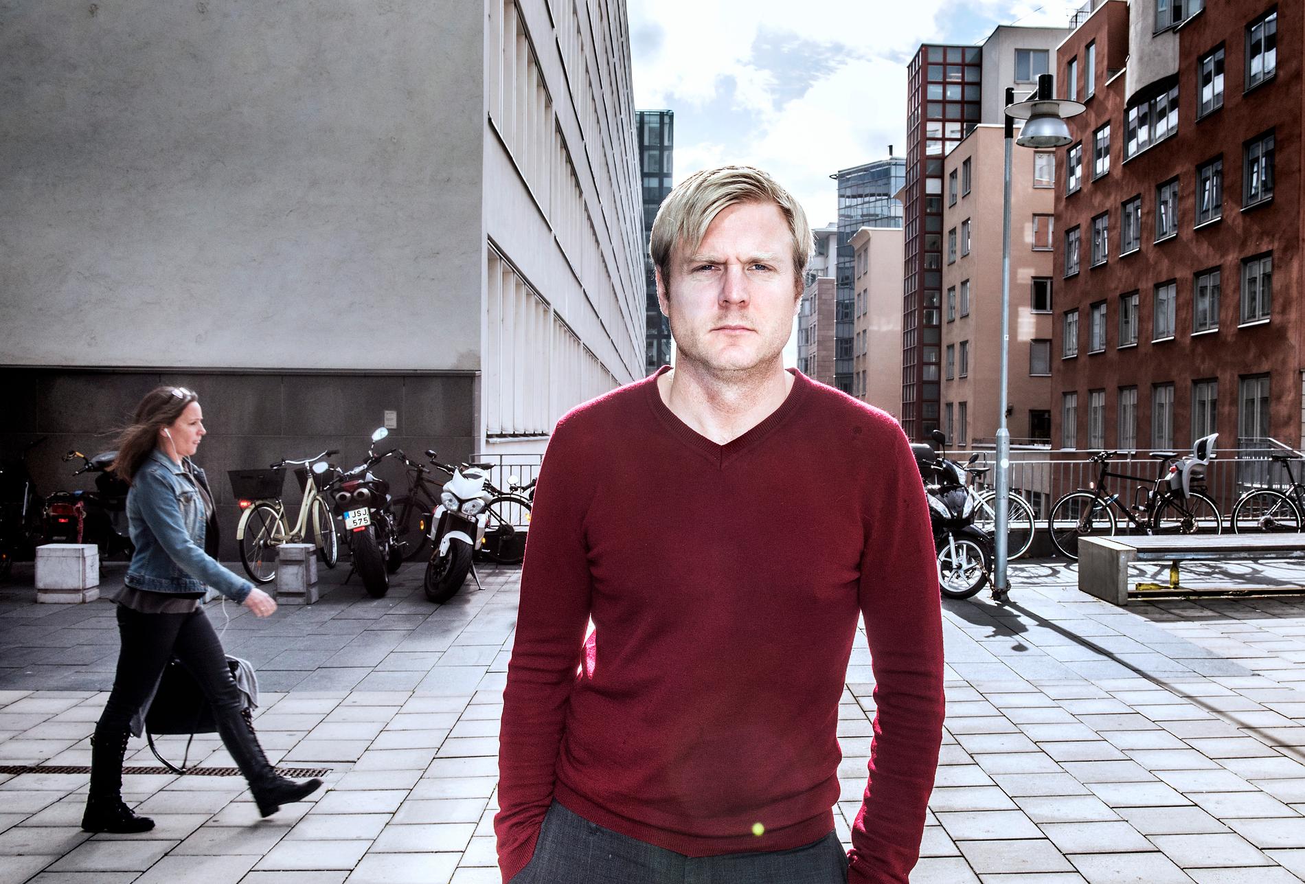 Tomas Eriksson, gruppledare för Miljöpartiet i Stockholms läns landsting.