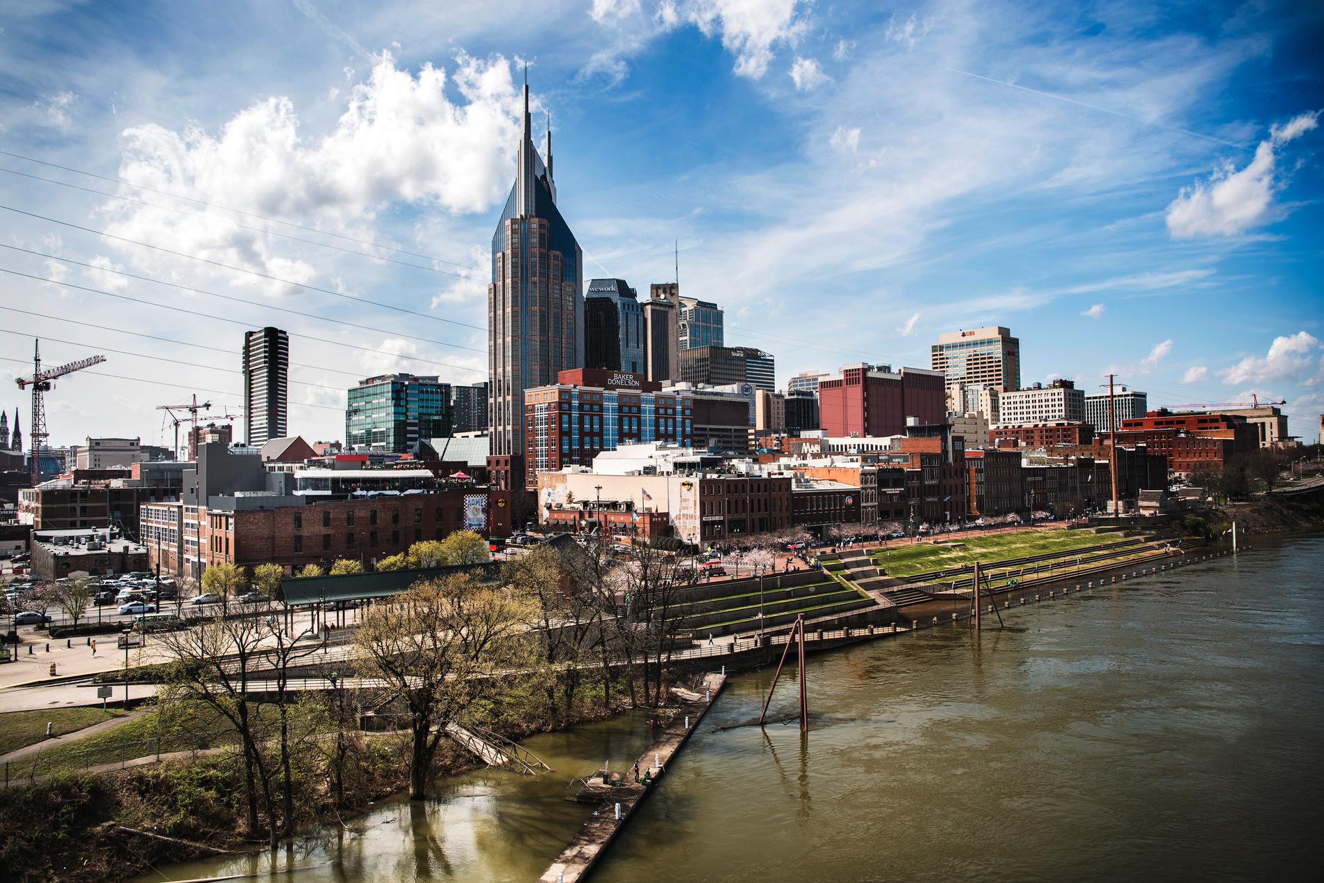 Nashvilles skyline.