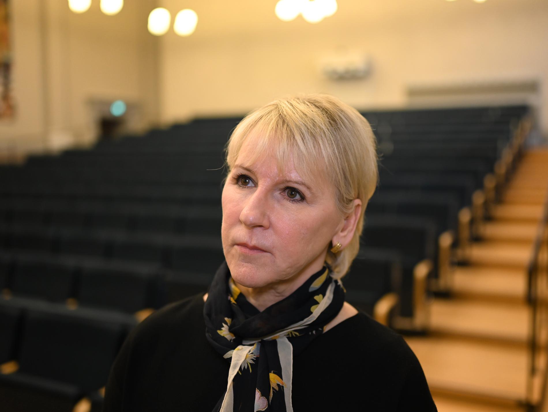 Utrikesminister Margot Wallström (S) vill motverka spridningen av kärnvapen. Arkivbild.