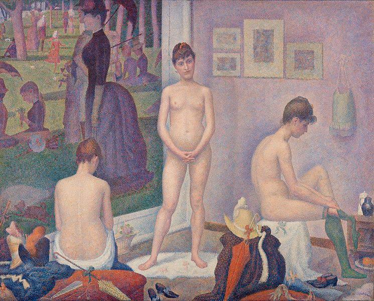Tavlan "Les Poseuses, Ensemble (Petite version)" målades av konstnären Georges Seurat 1888 och klubbades för 149,2 miljoner dollar. 