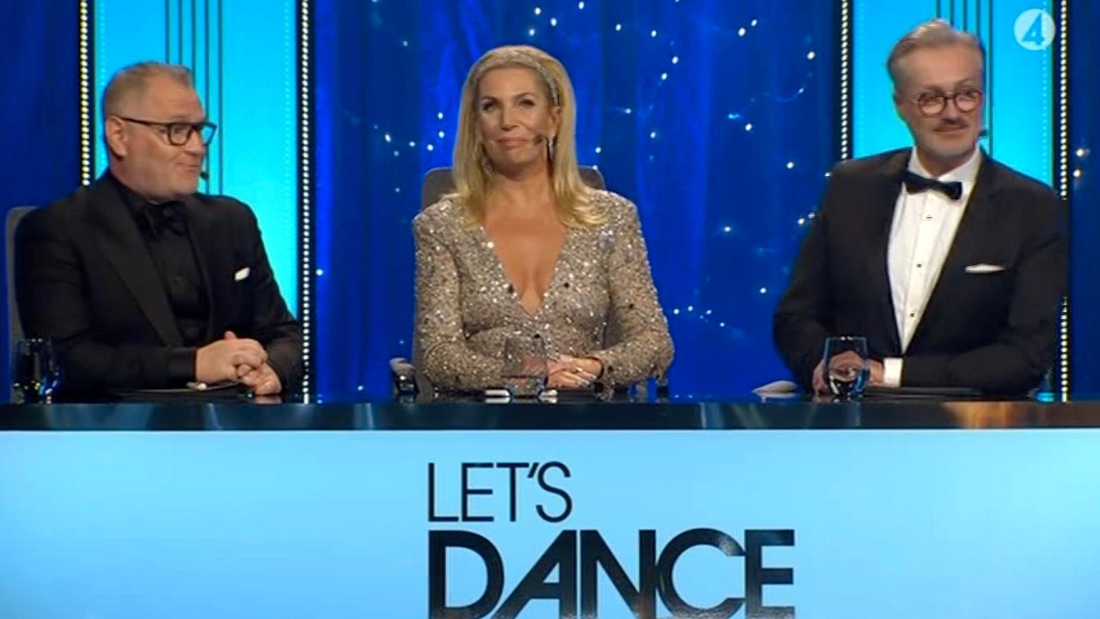 ”Let’s dance”-juryn, från vänster Dermot Clemenger, Ann Wilson och Tony Irving.