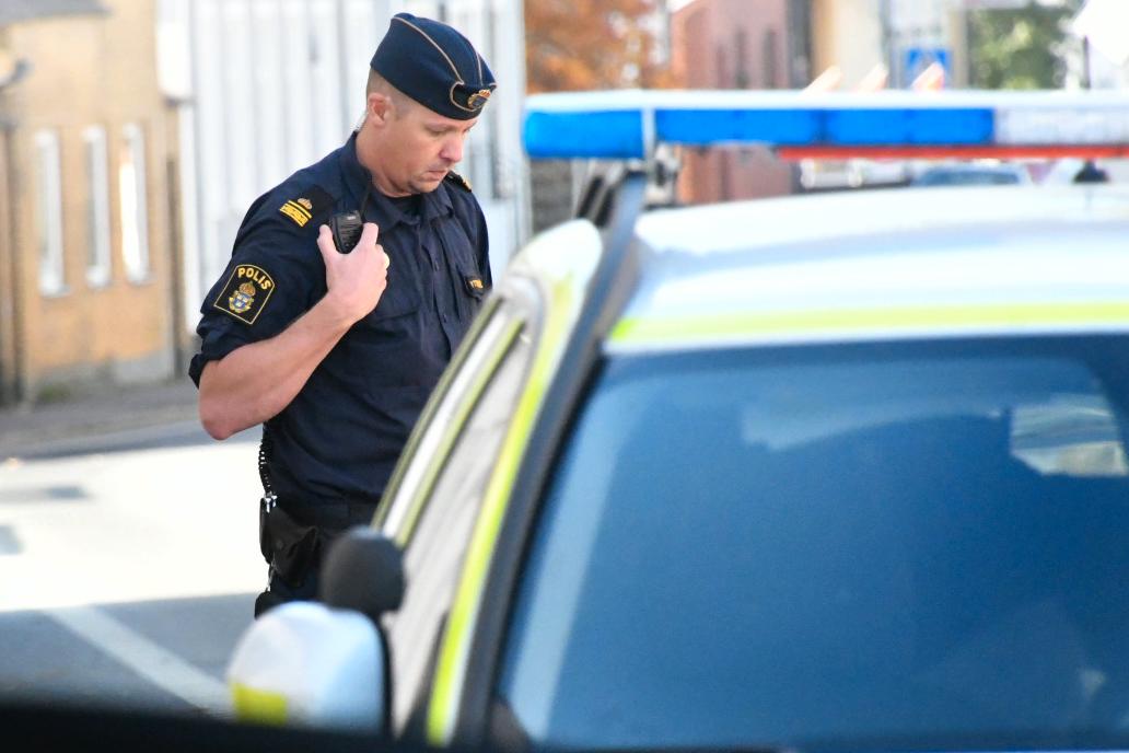 En villa har spärrats av efter ett misstänkt grovt våldsbrott i Trelleborgs kommun.