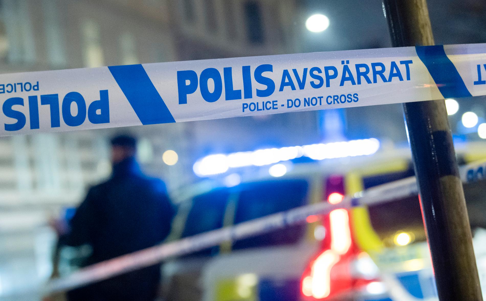 Polisen har spärrat av ett stort område i Malmö. Arkivbild.