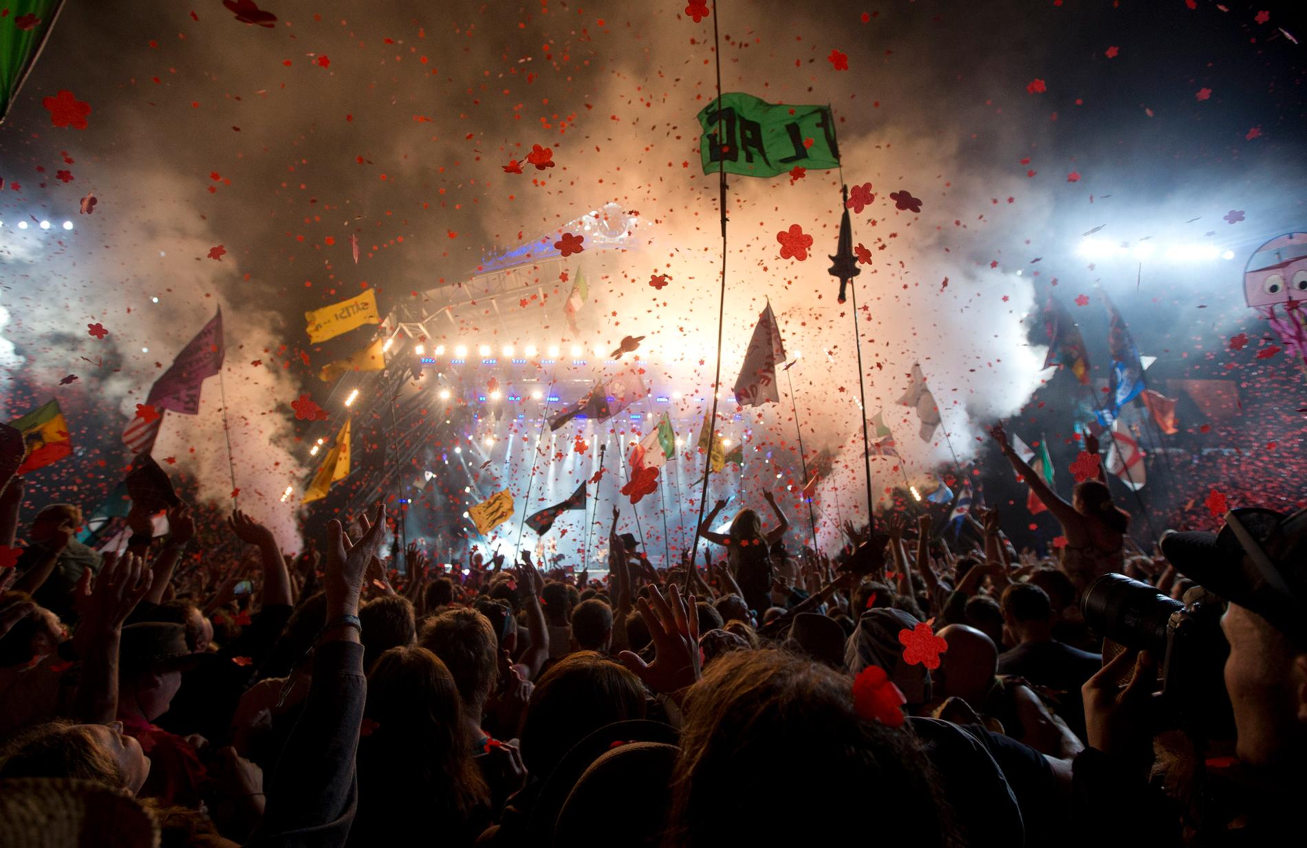 Glastonburyfestivalen ställs in för andra sommaren i rad. Arkivbild.