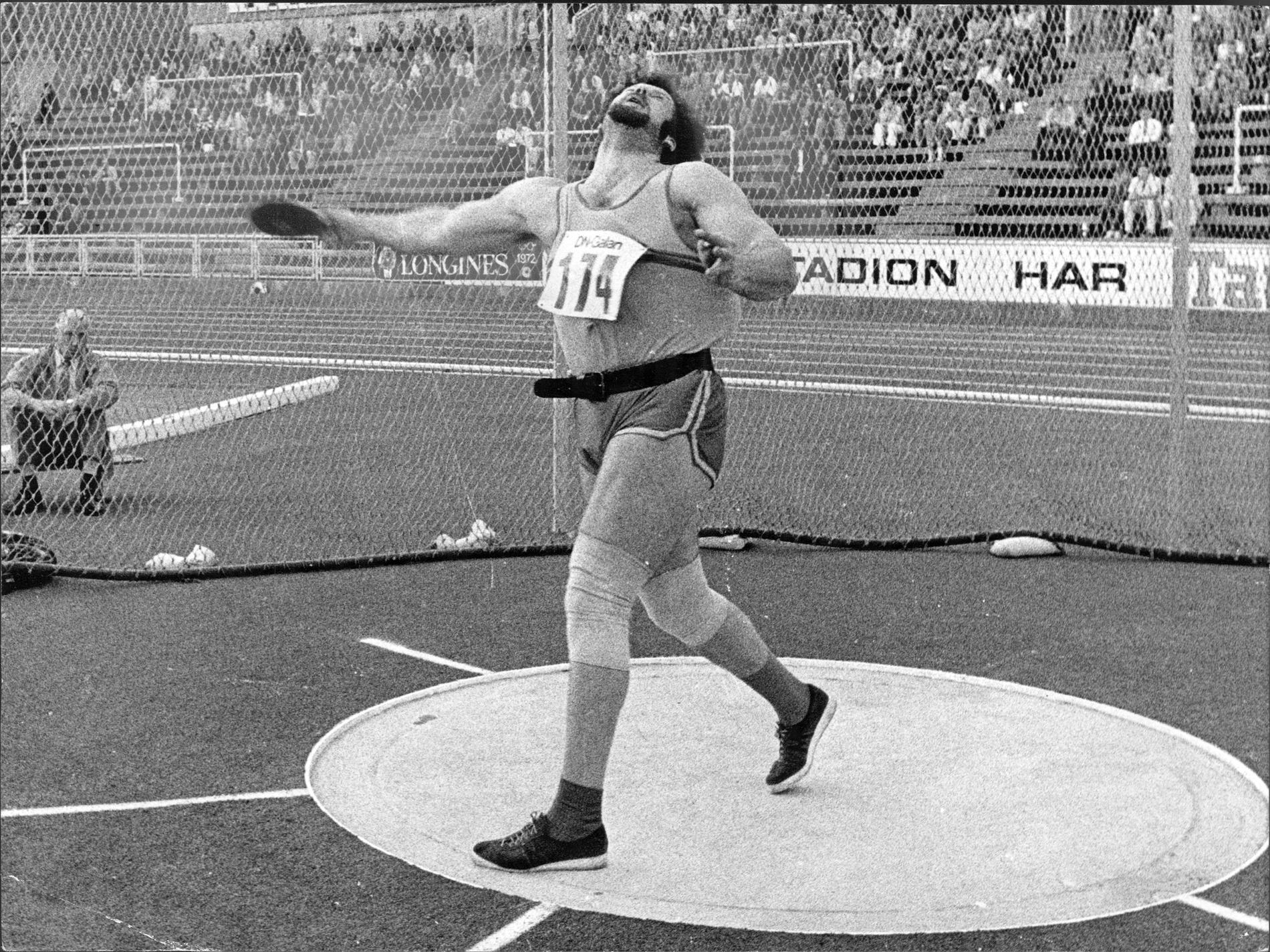 Bruch tangerar världsrekordet 1972.