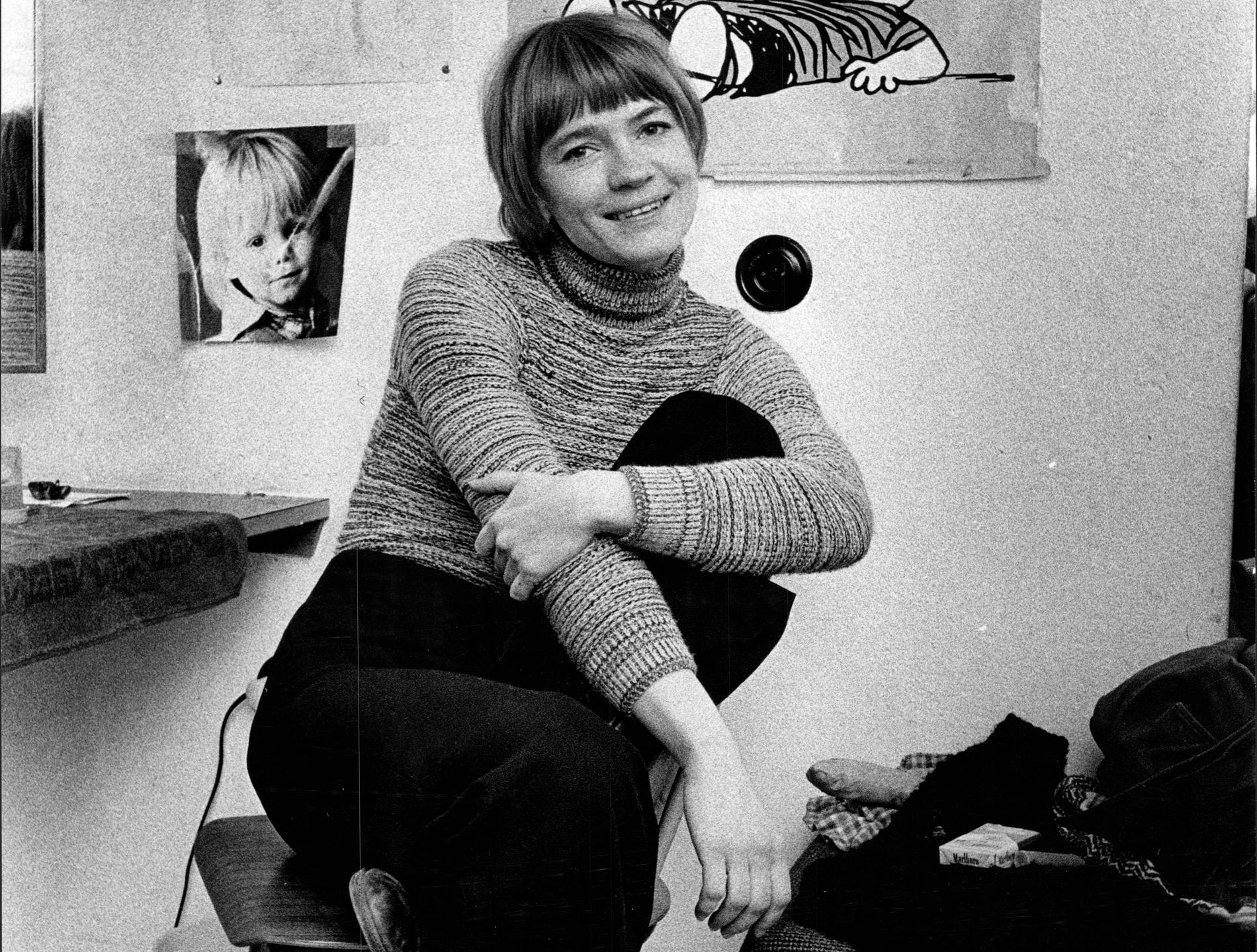 Anita Ekström 1974. 