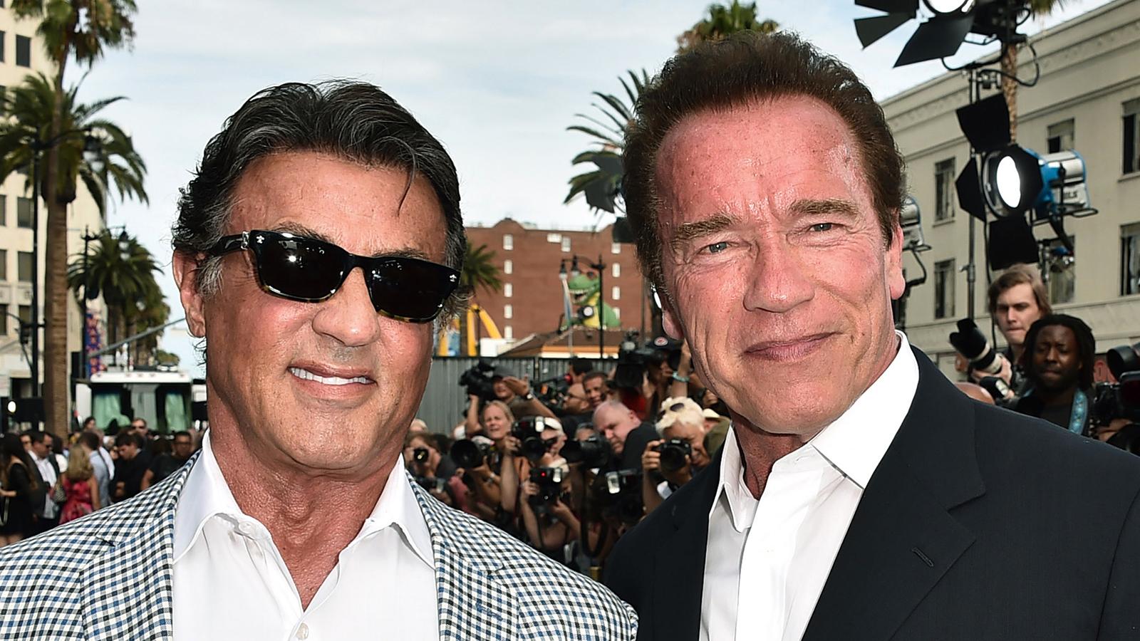Stallone och Schwarzenegger.