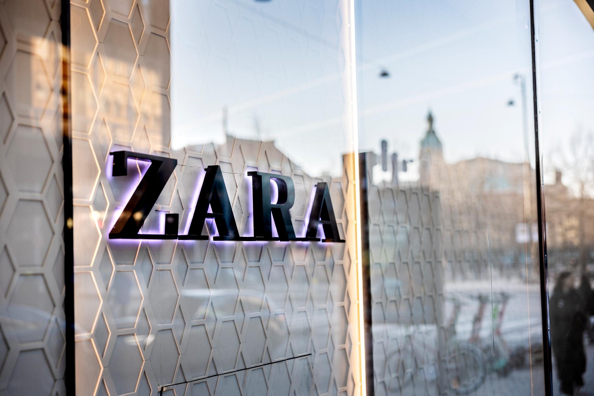 A Zara store in Sweden.