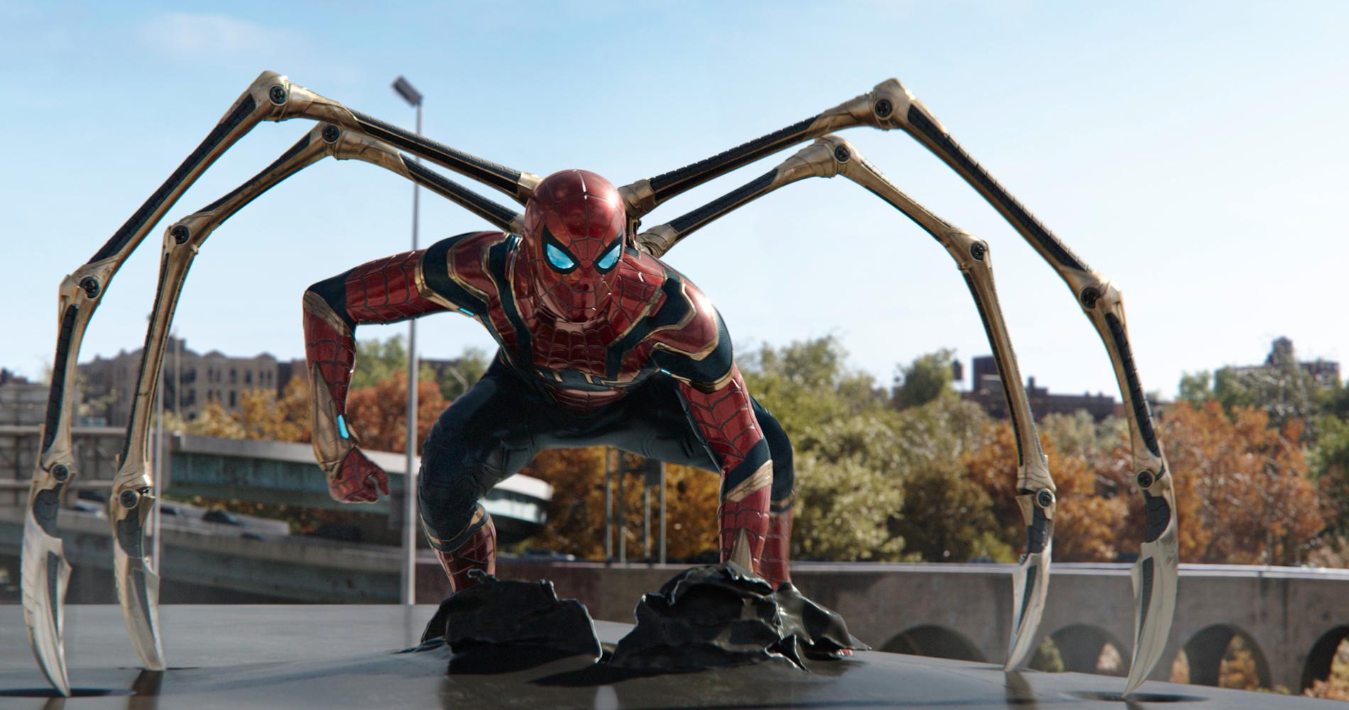 "Spider-Man: No way home" har öppnat starkt på biograferna. Pressbild.