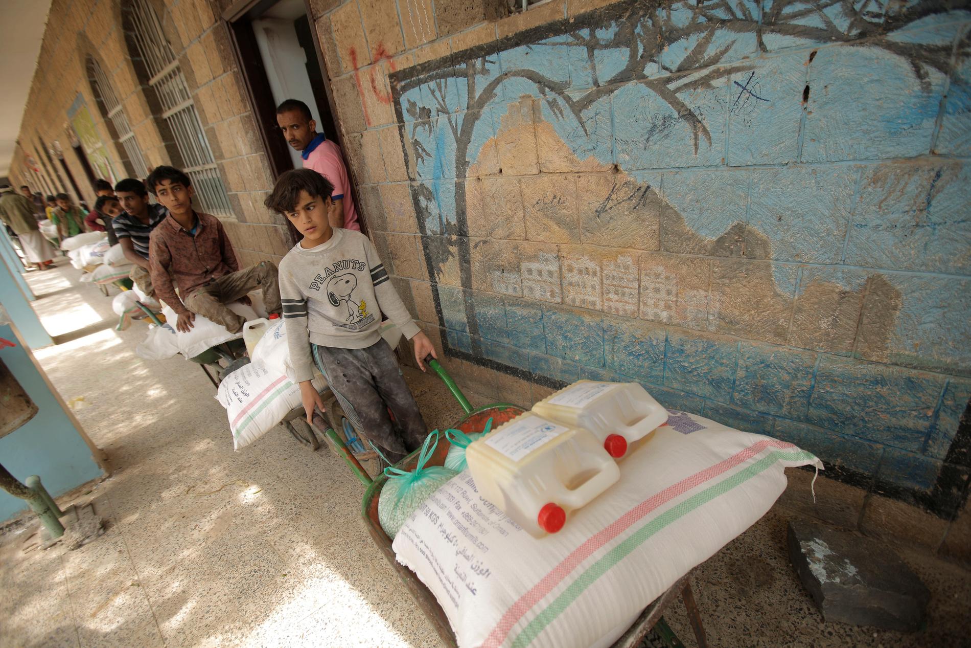 24 miljoner jemeniter är beroende av internationellt stöd. Arkivbild.