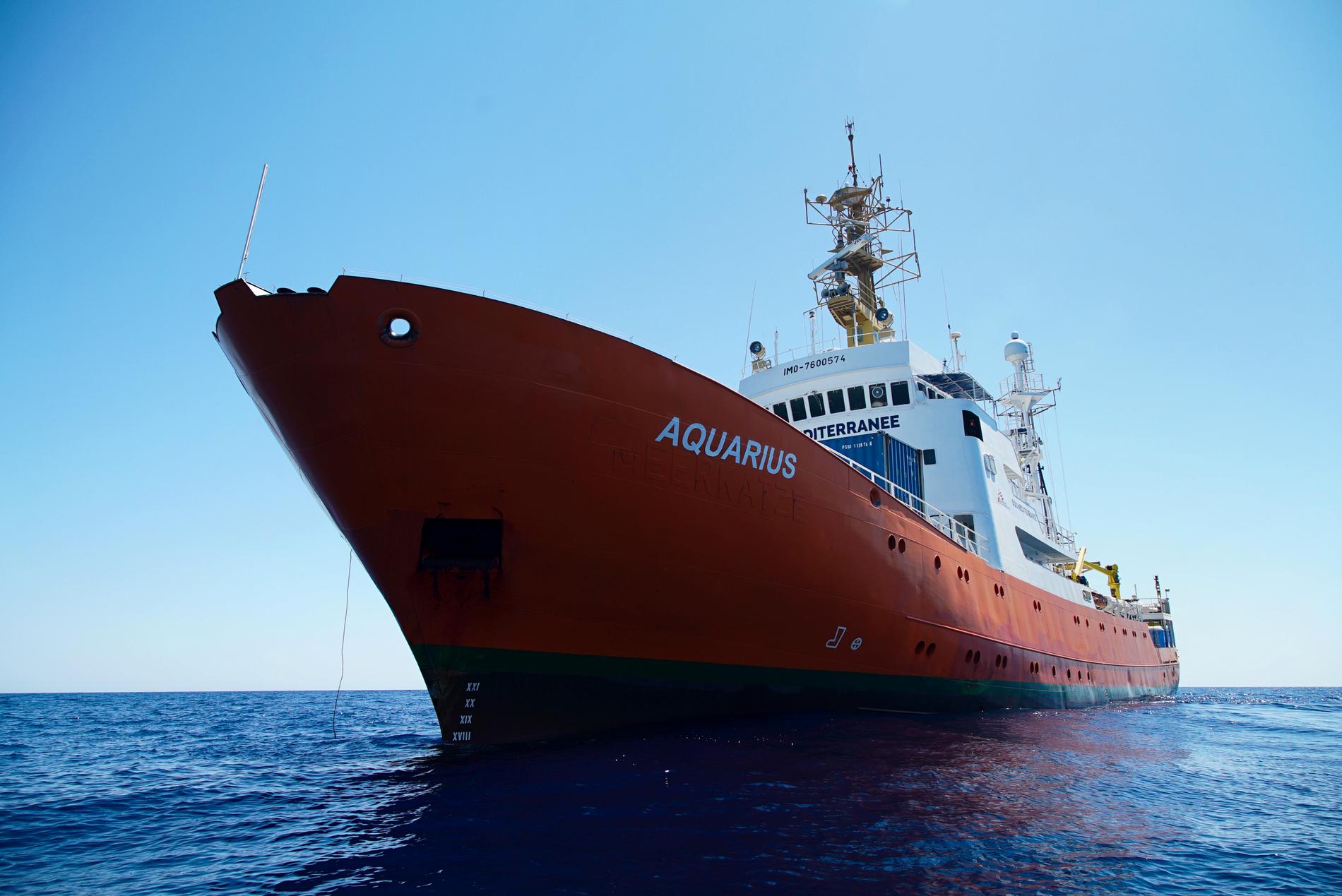 Räddningsfartyget Aquarius. 