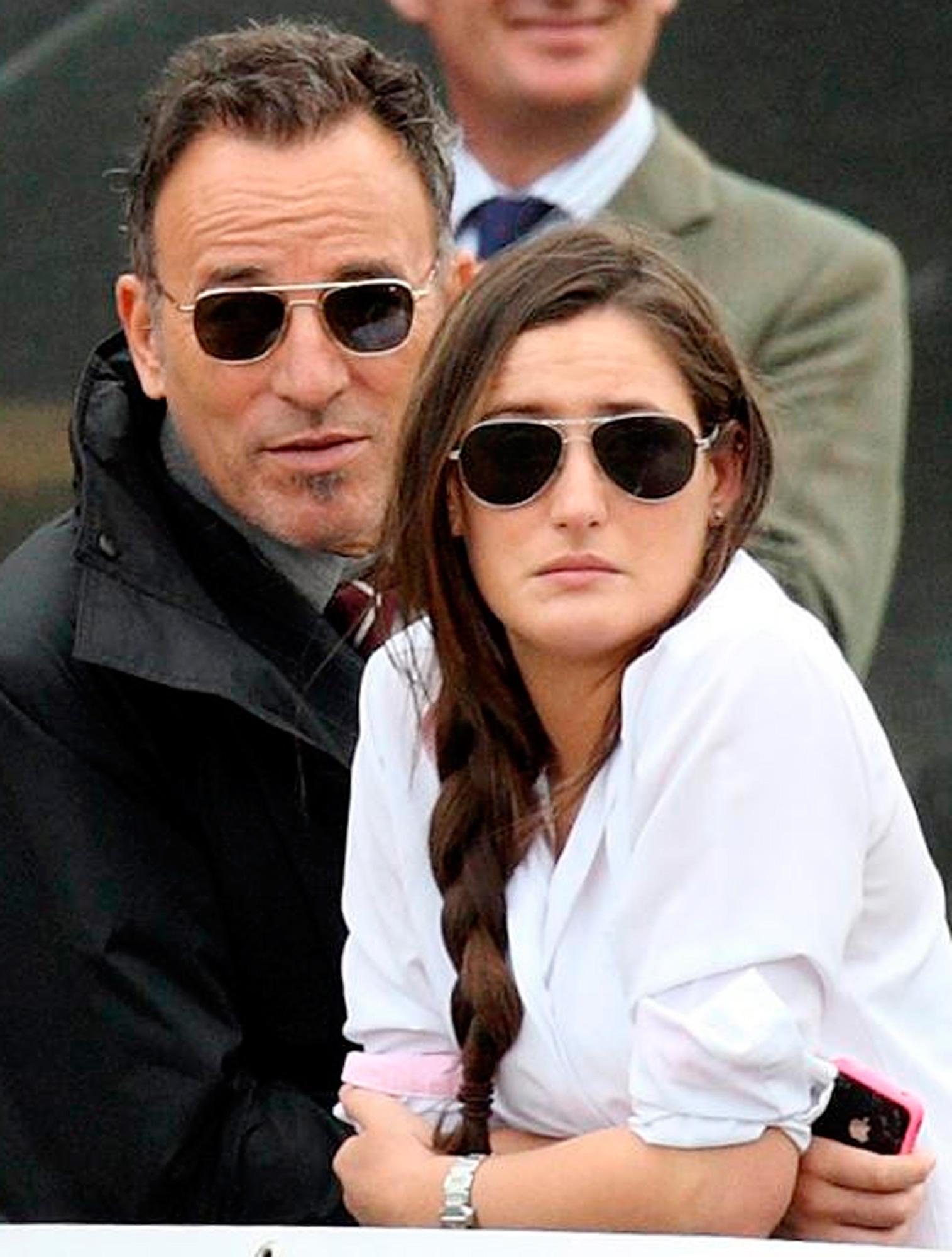 Bruce Springsteen med dottern Jessica på The Royal Windsor Horse Show i maj 2011.