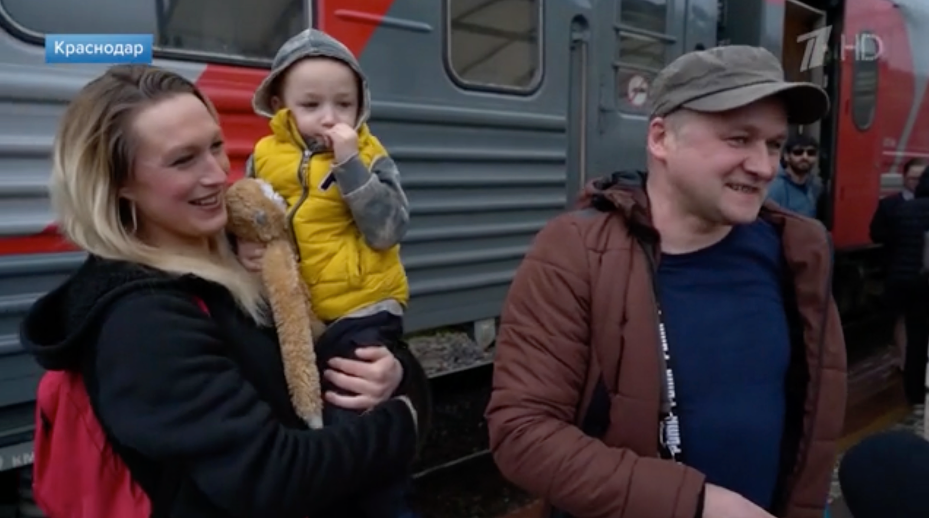 Familjen Leisavniece-Gailitis kom fram till Krasnodar i södra Ryssland i slutet av mars.