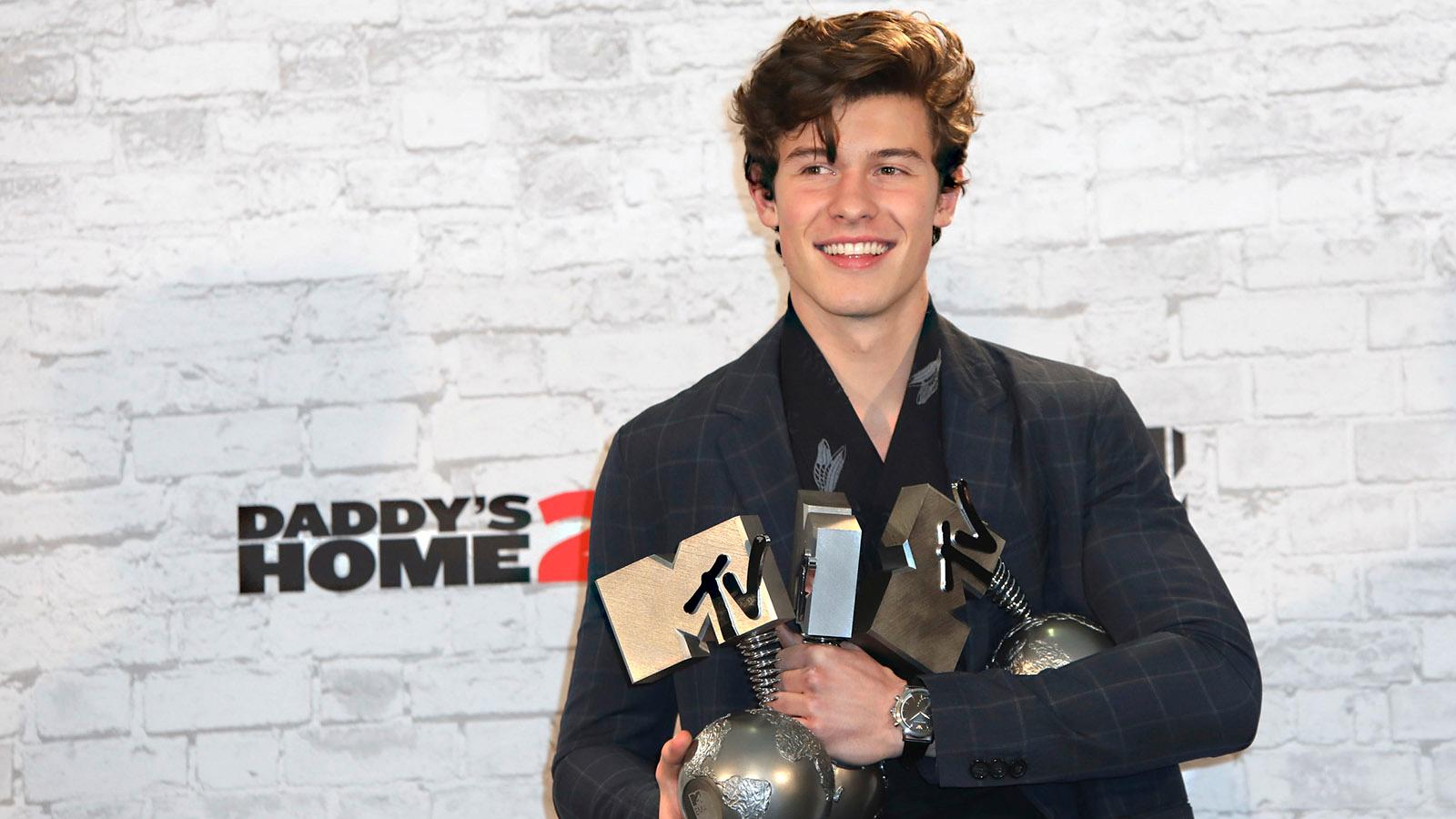 Shawn Mendes blev MTV-galans stora vinnare, han tog hem tre rpiser.