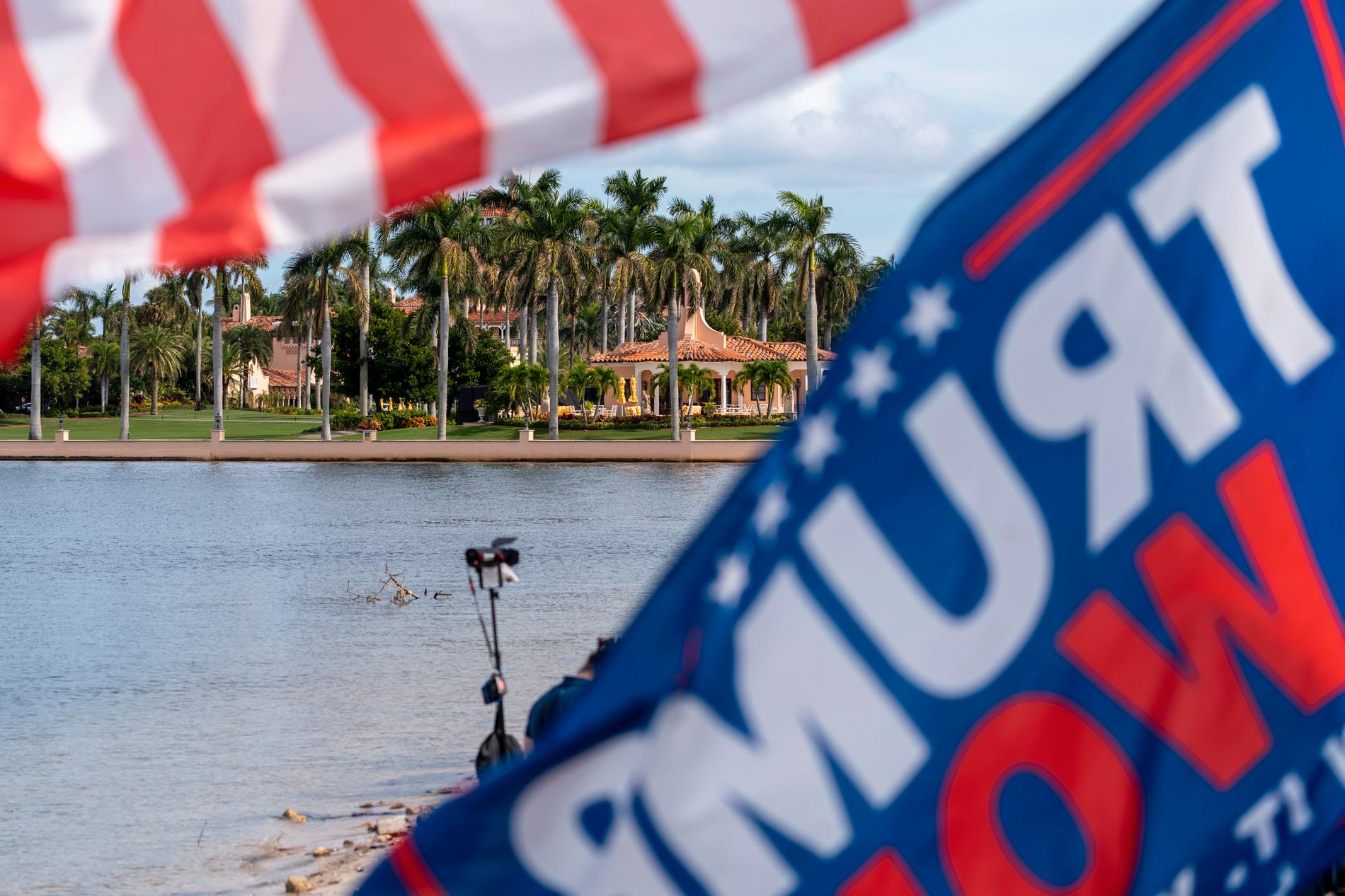 Expresidenten Donald Trumps resort Mar-a-Lago i Palm Beach, Florida.