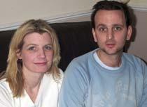 Peter Cura och hans fru Julia. Bilden är från 2005.