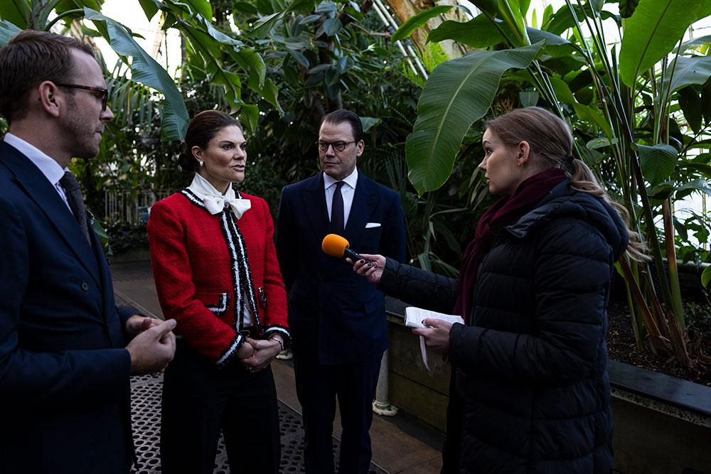 Aftonbladets reporter Jenny Alexandersson fick en exklusiv intervju med kronprinsessan Victoria och prins Daniel i London. 