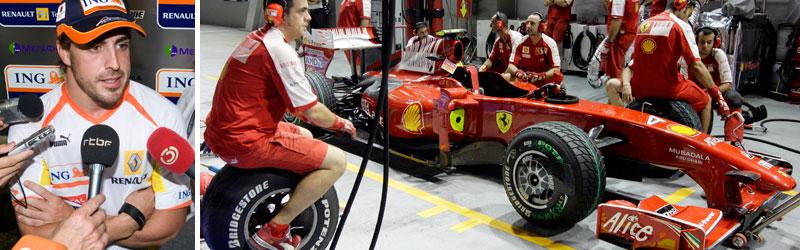 Officiellt Ferrari bekräftar att man skrivit ett treårsavtal med Fernando Alonso. Kontraktet uppges vara värd i storleksordningen 750 miljoner kronor. FOTO: AP