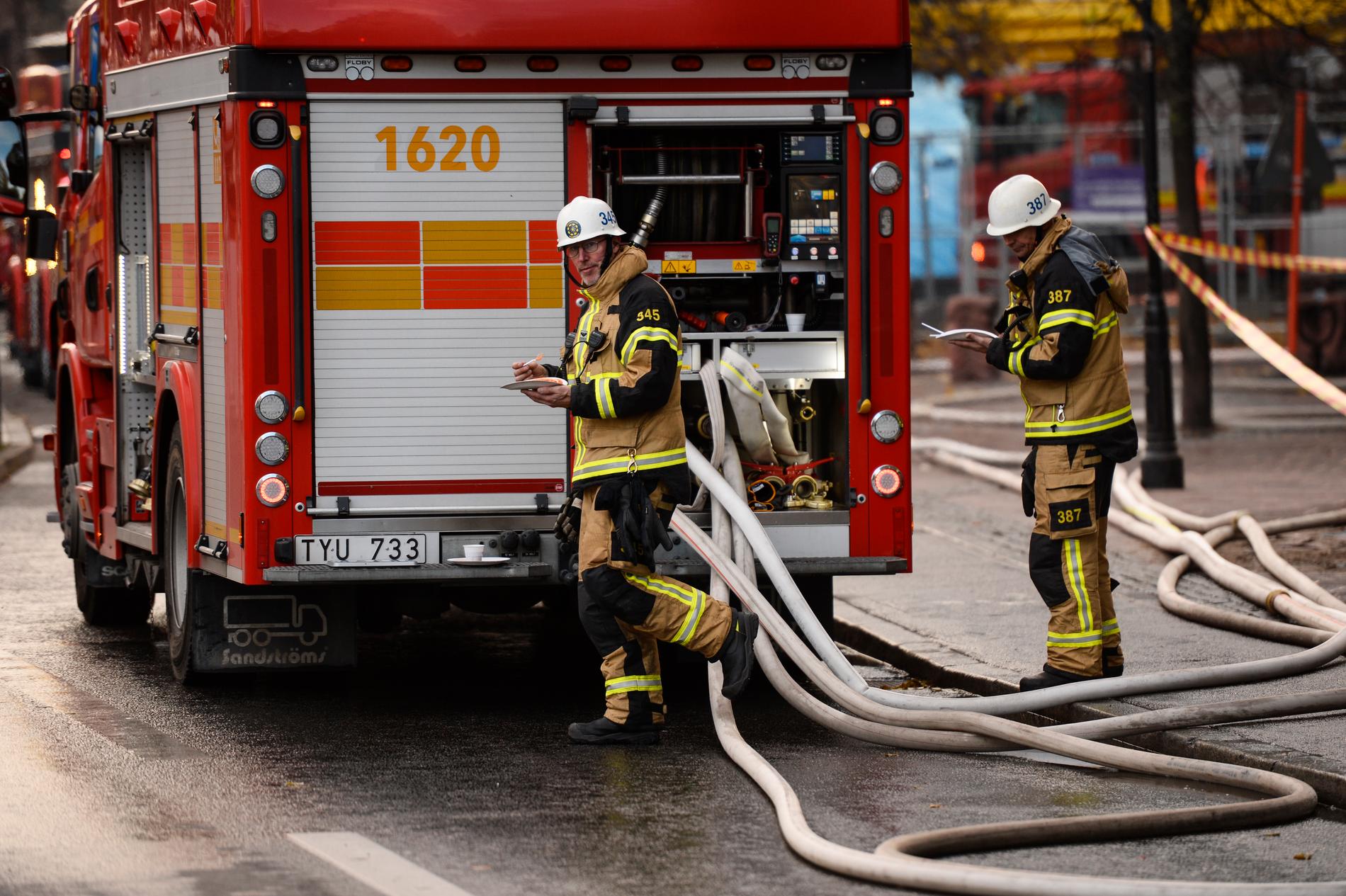 Giftigt PFAS-haltigt brandskum är fortfarande vanligt inom räddningstjänsten. Arkivbild.