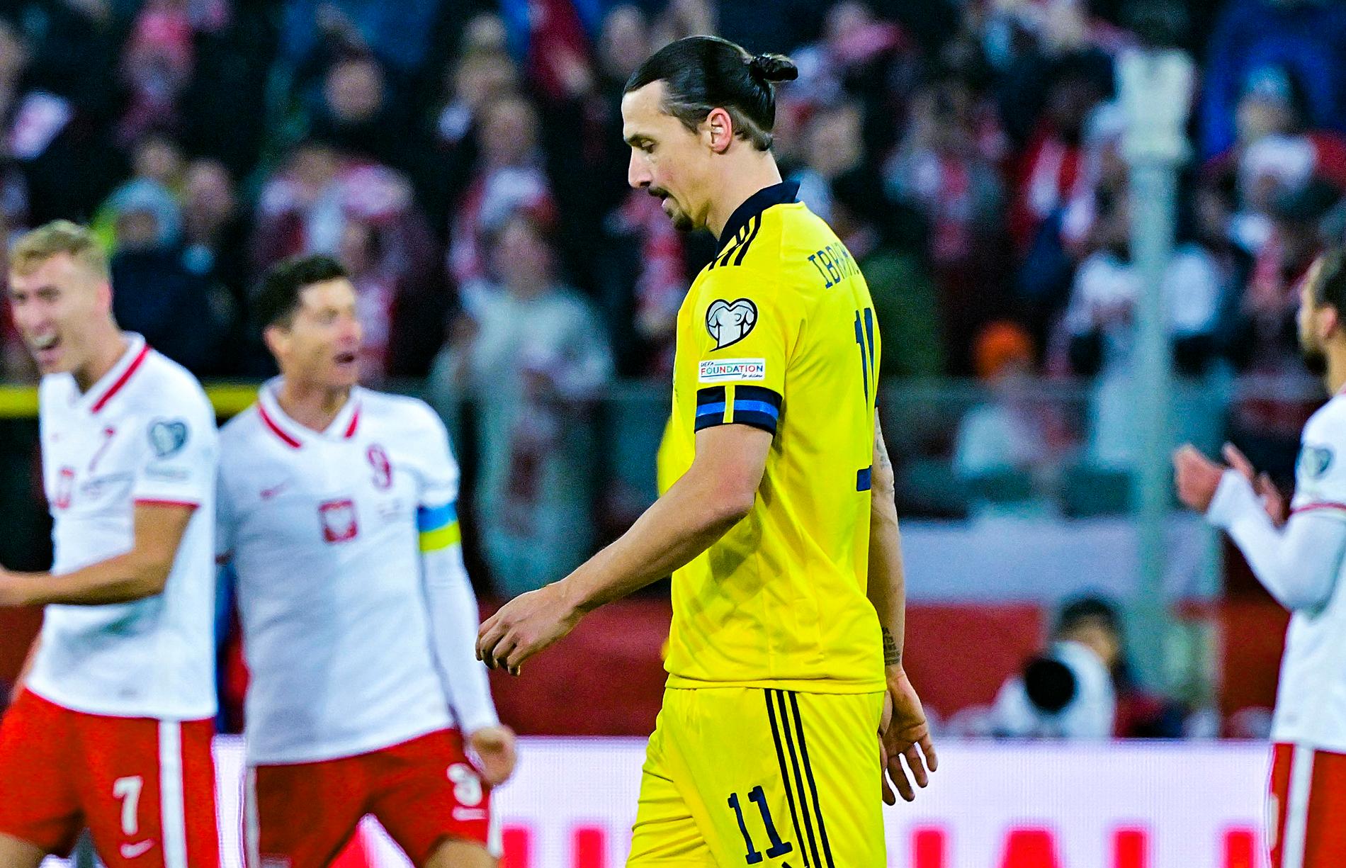 Landskampen mot Polen kan ha varit Zlatan Ibtahimovics sista i Blågult..