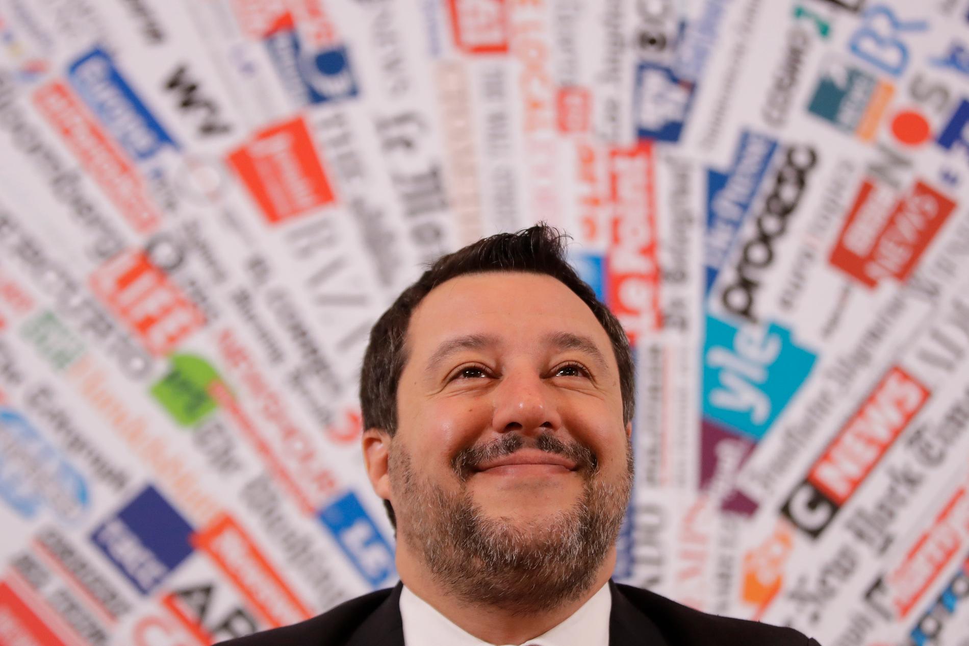 Legaledaren Matteo Salvini. Arkivbild.