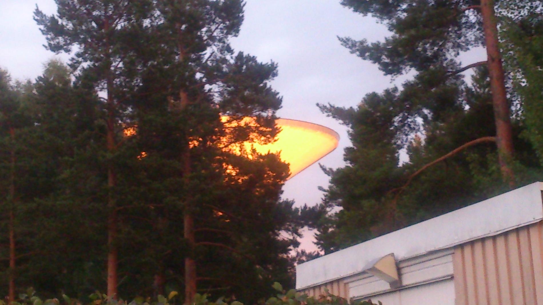 Kanske ett ufo på ingång för landning i Gävle?