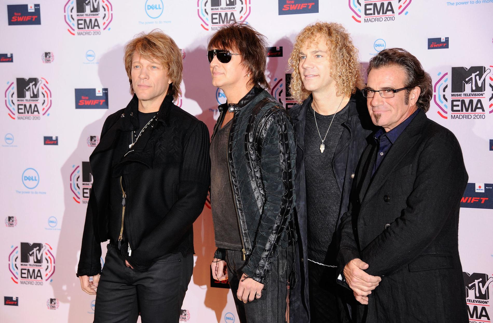 Jon Bon Jovi, Richie Sambora, David Bryan och Tico Torres.
