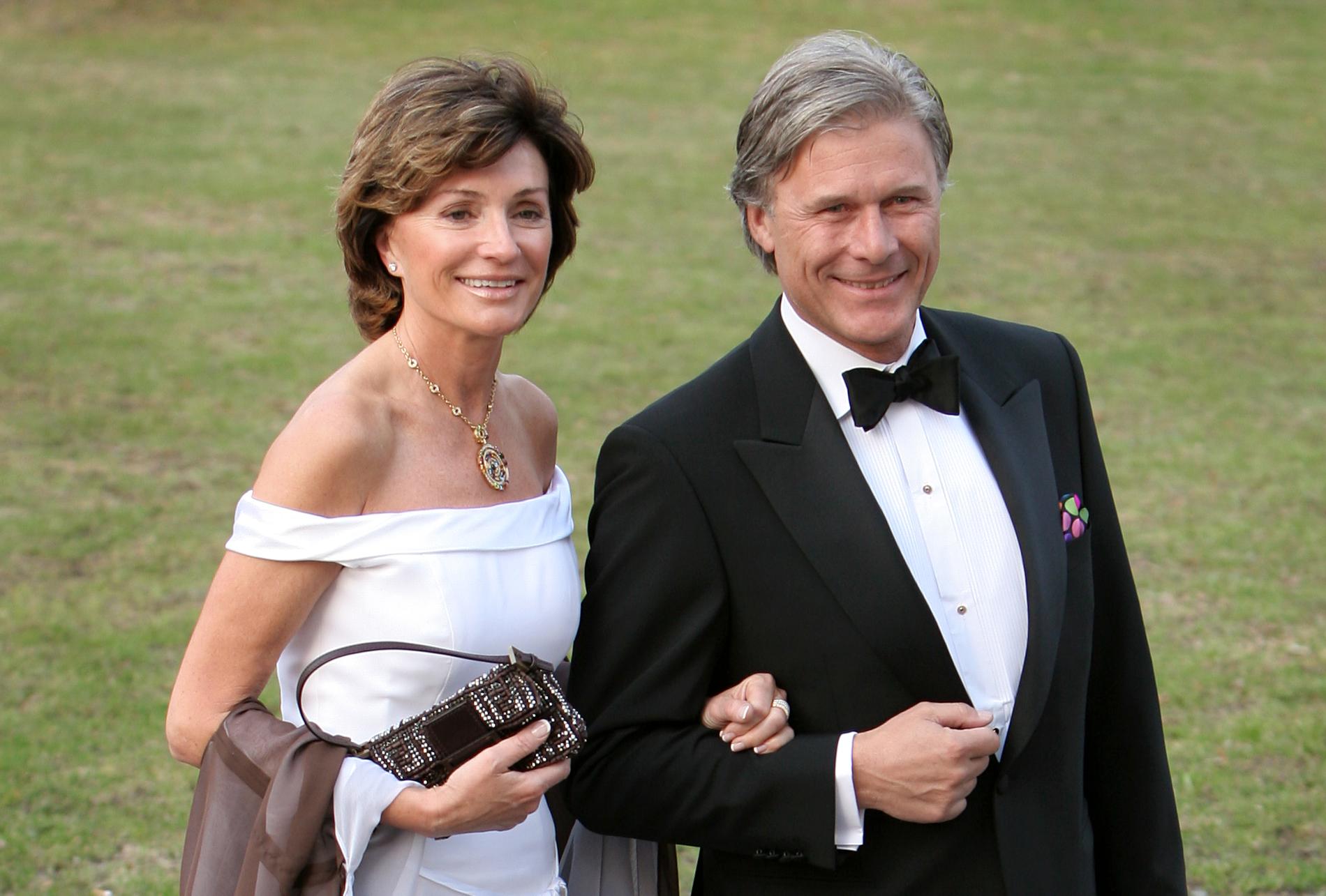 Carola Gottlieb och Fredrik Gottlieb på Kung Carl XVI Gustafs 60-årsfirande.