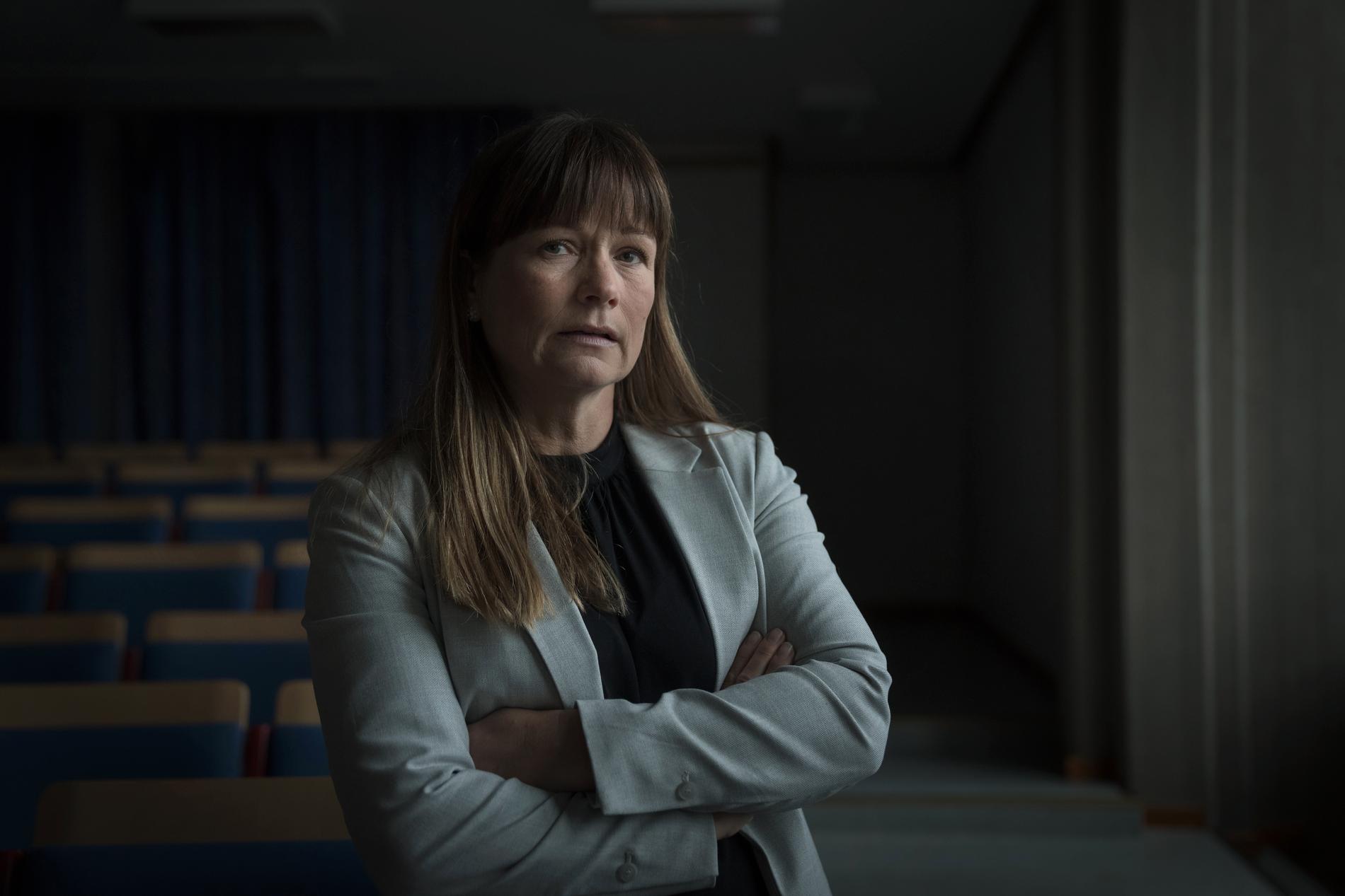 Carina Lidberg jobbar som lärare på Högalidskolan i Kiruna. Hon känner till flera lärare som lämnat för jobb i gruvindustrin.